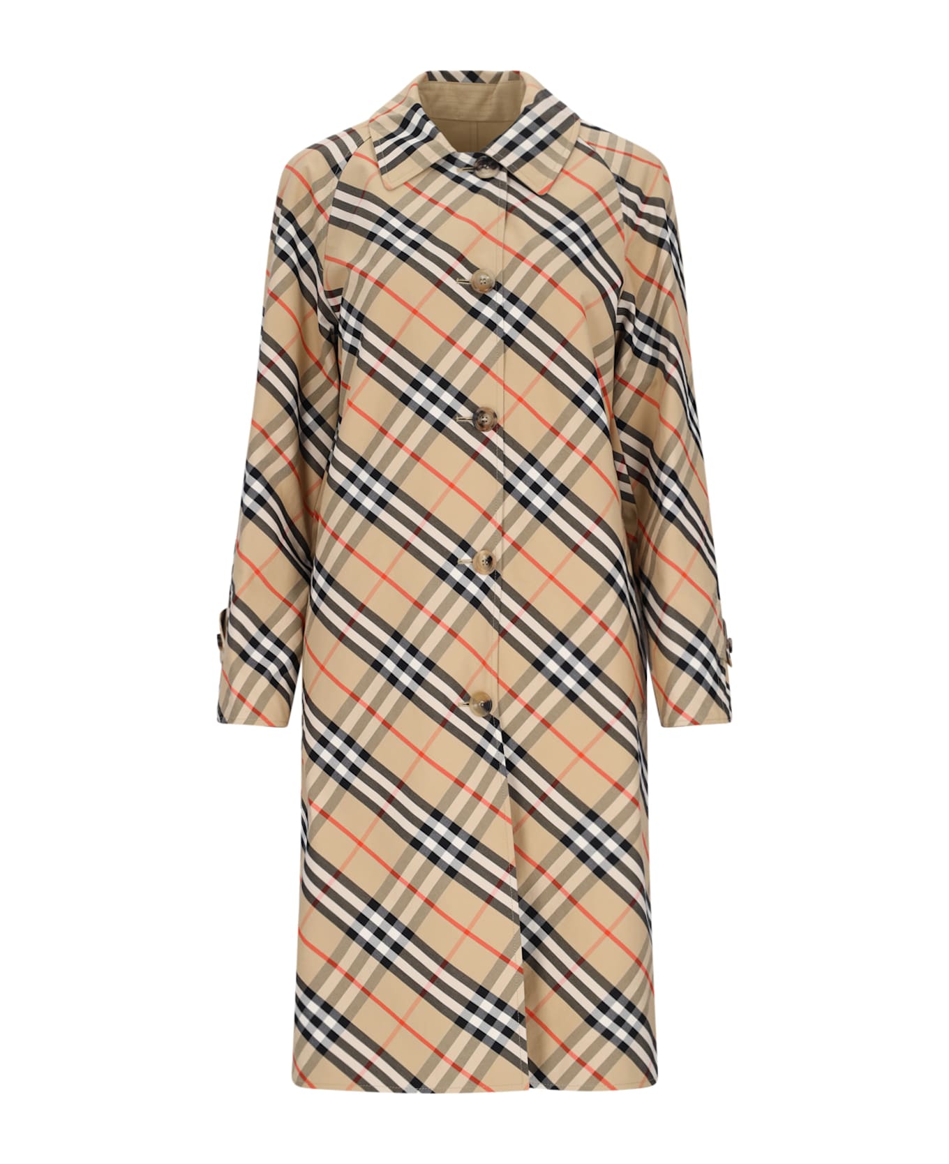 Burberry Reversible Midi Coat - Beige