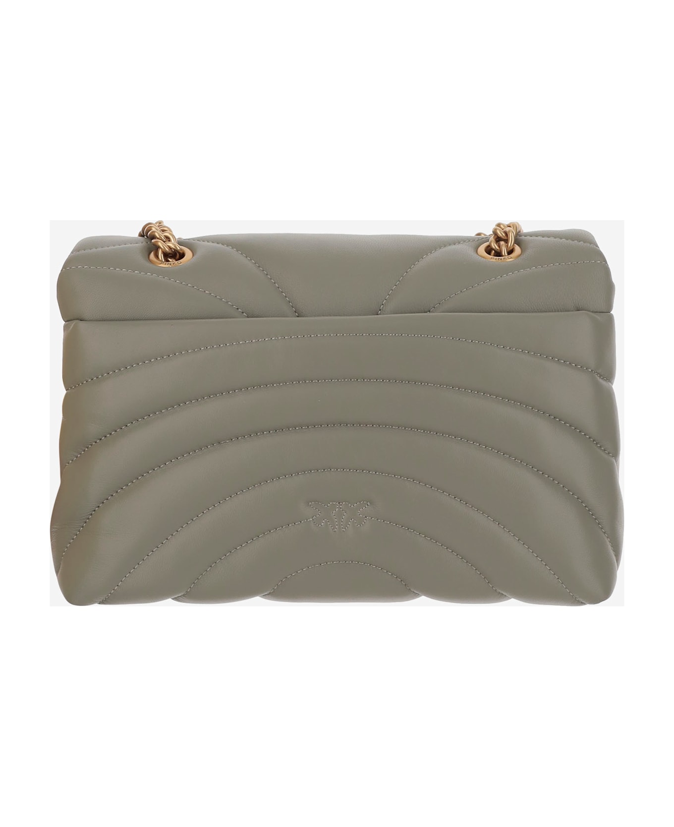 Pinko Classic Love Bag Puff Quilt Shoulder Bag - Green