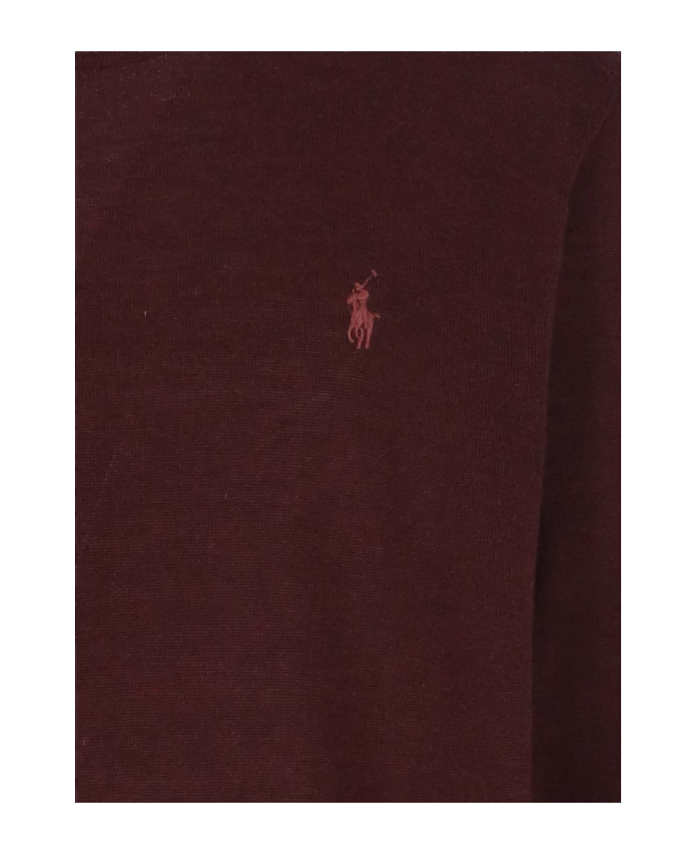 Ralph Lauren Pony Sweater - AGED WINE HEATHER