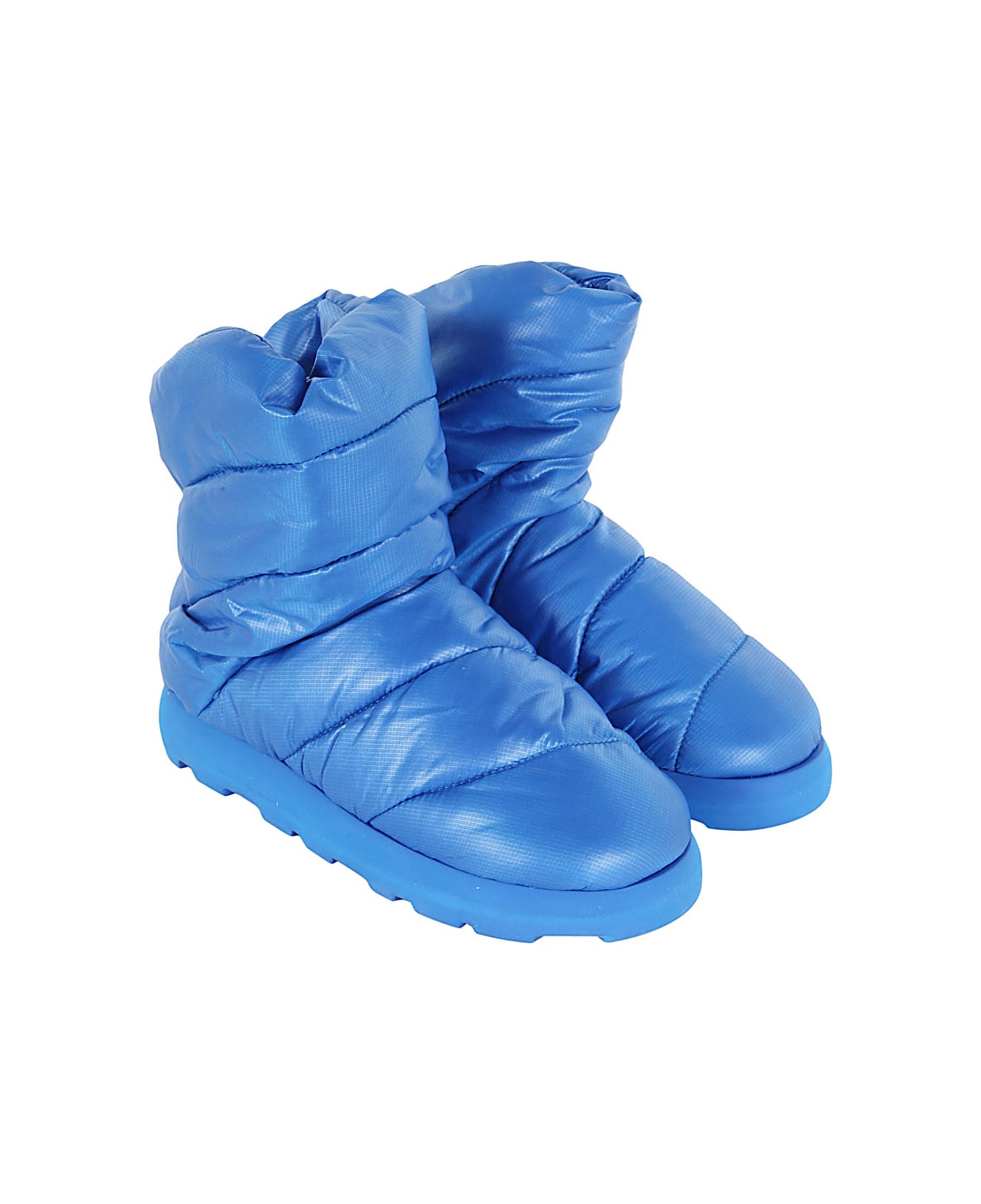 PIUMESTUDIO Luna Pillow Boots - Cobalt ブーツ