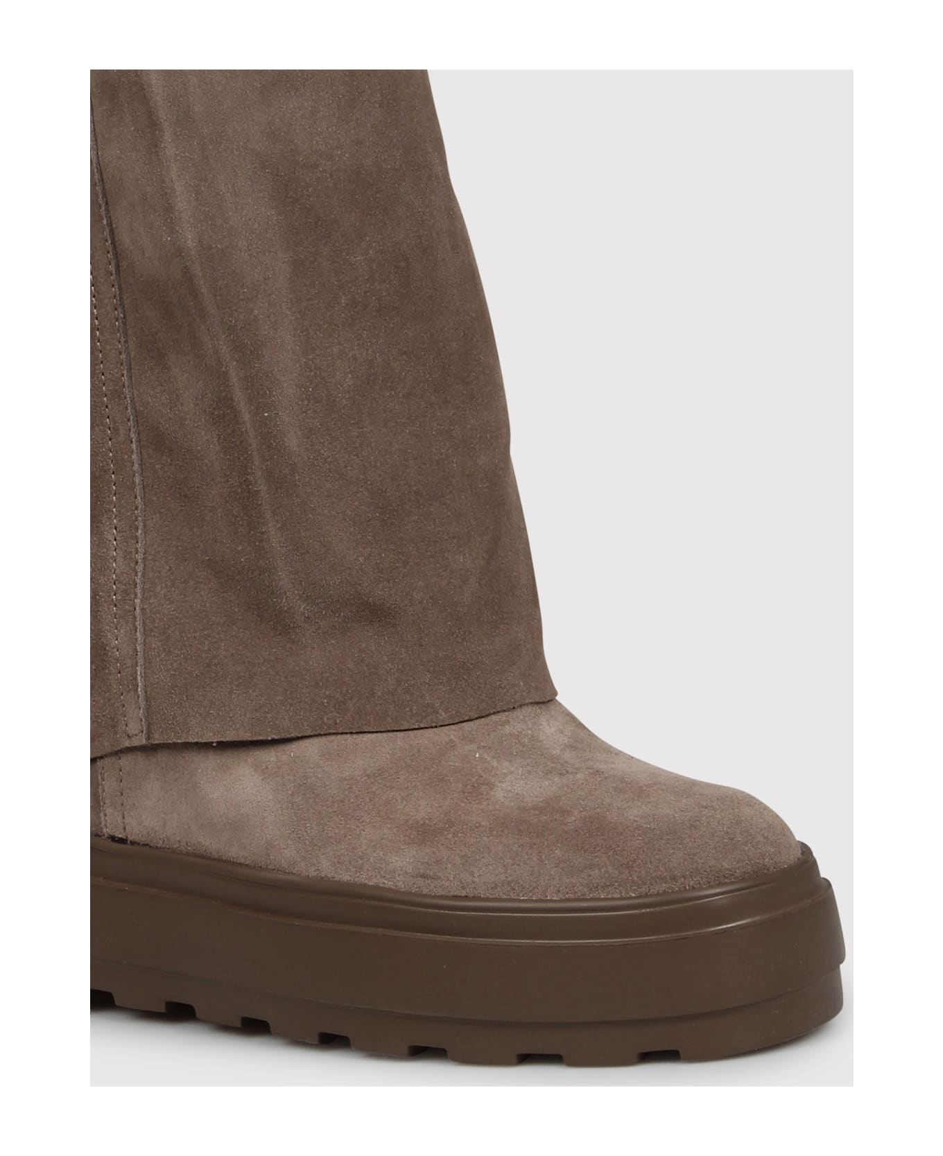 Casadei New Double Face Suede Boots - Nude & Neutrals