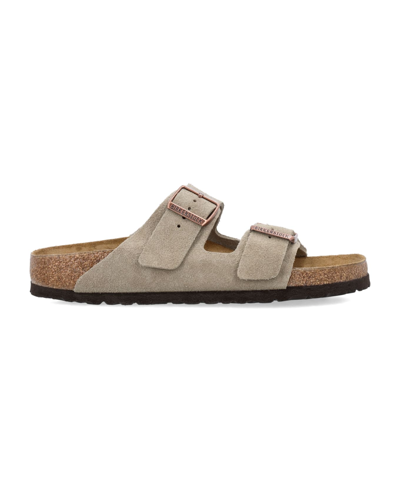Birkenstock Arizona Suede Sandals - TAUPE