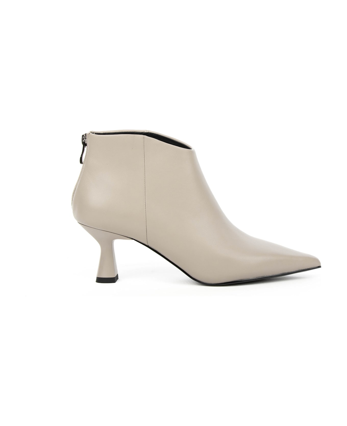 Bruno Premi Beige Leather Ankle Boot - SHELL