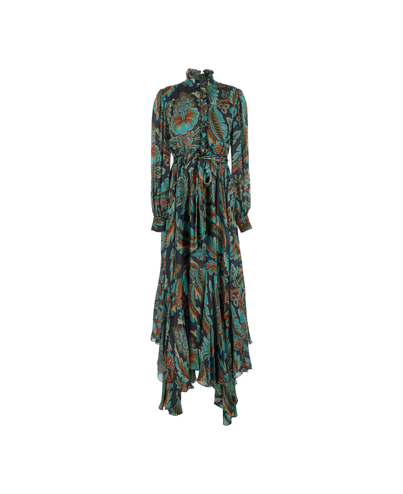 Etro Lonf Dress - Multicolor