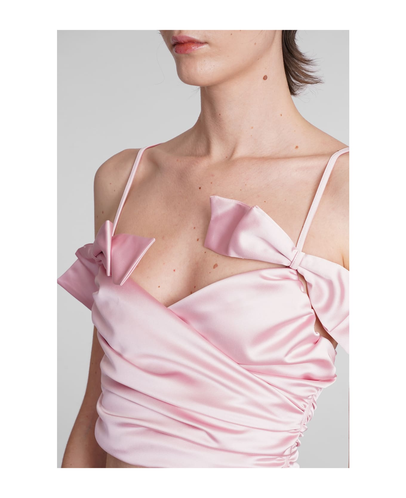 Fiorucci Topwear In Rose-pink Polyester - rose-pink