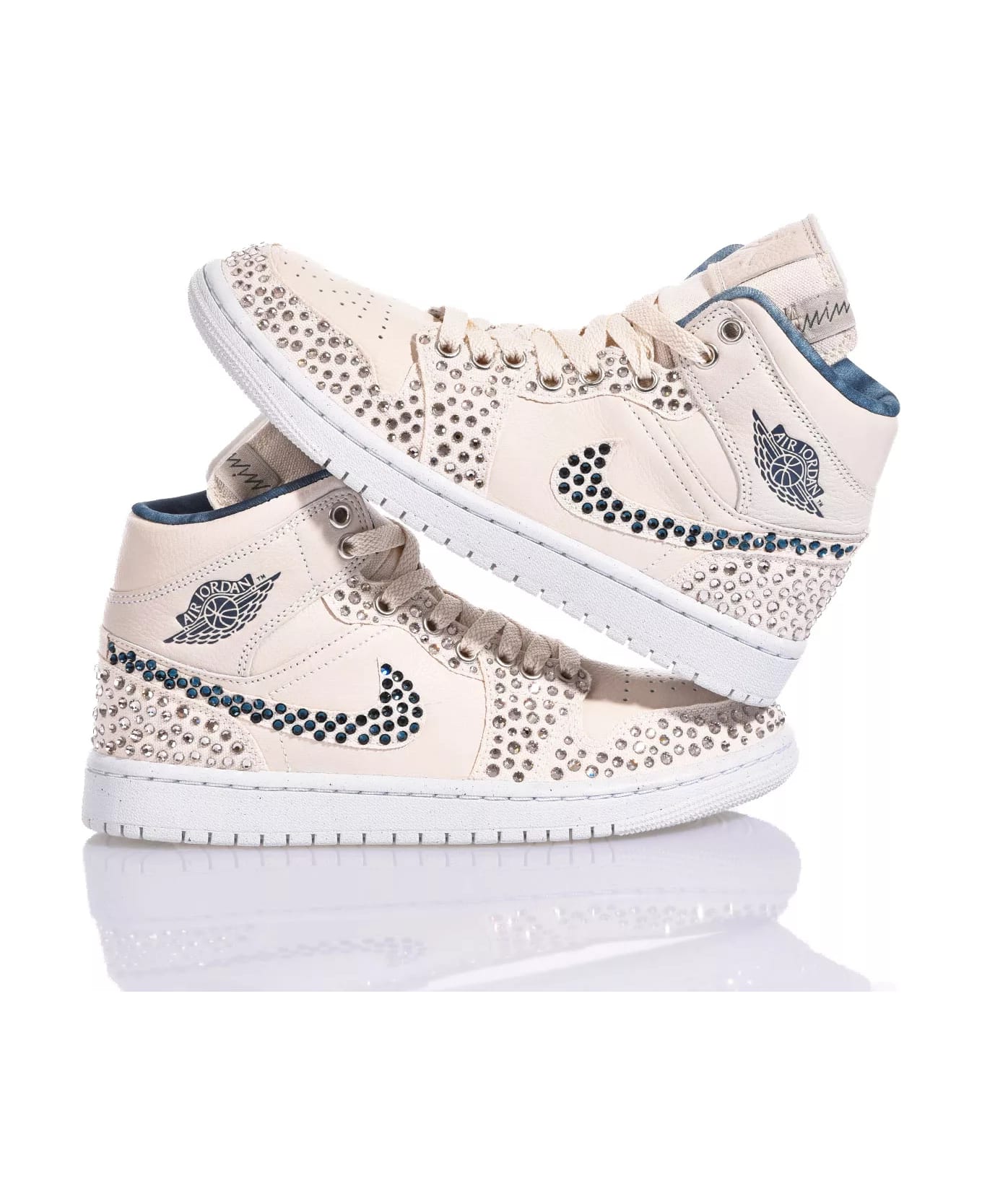 Mimanera Nike Jordan 1 Sand Swarovski