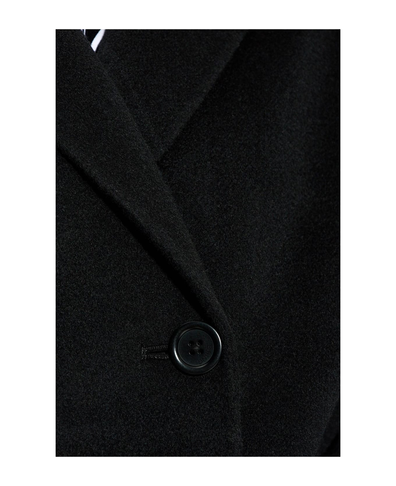 Anine Bing Double-breasted Coat - black cashm.blend
