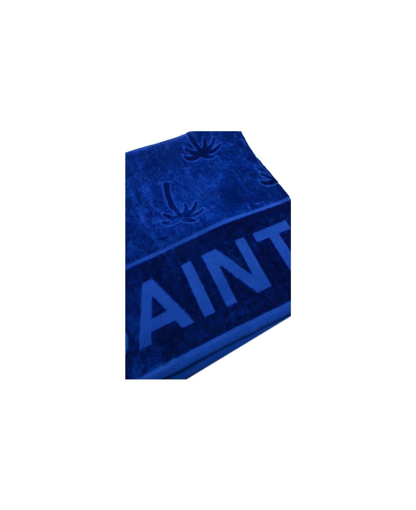 MC2 Saint Barth Beach Towel With Logo - Blue アクセサリー＆ギフト