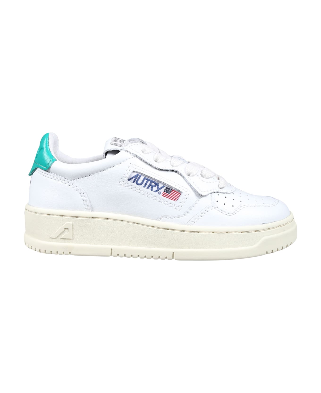 Autry Medalist Low-top Sneakers For Kids - Bianco