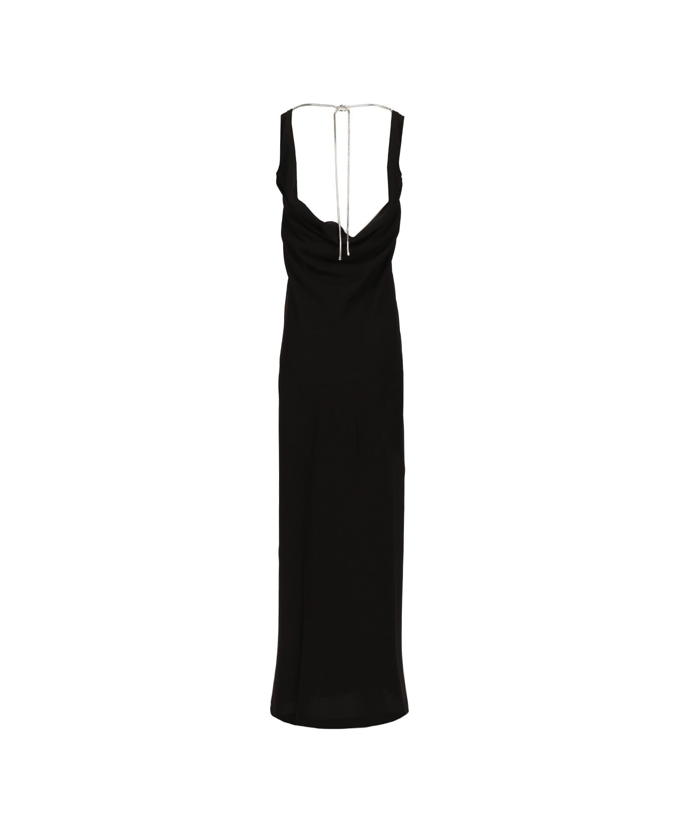 Max Mara Long Cady Dress - BLACK