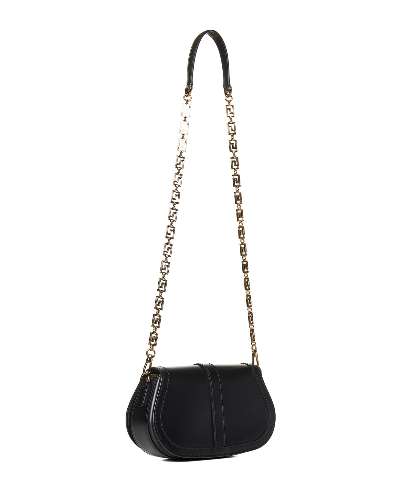 Versace Greca Goddess Shoulder Bag - Black トートバッグ