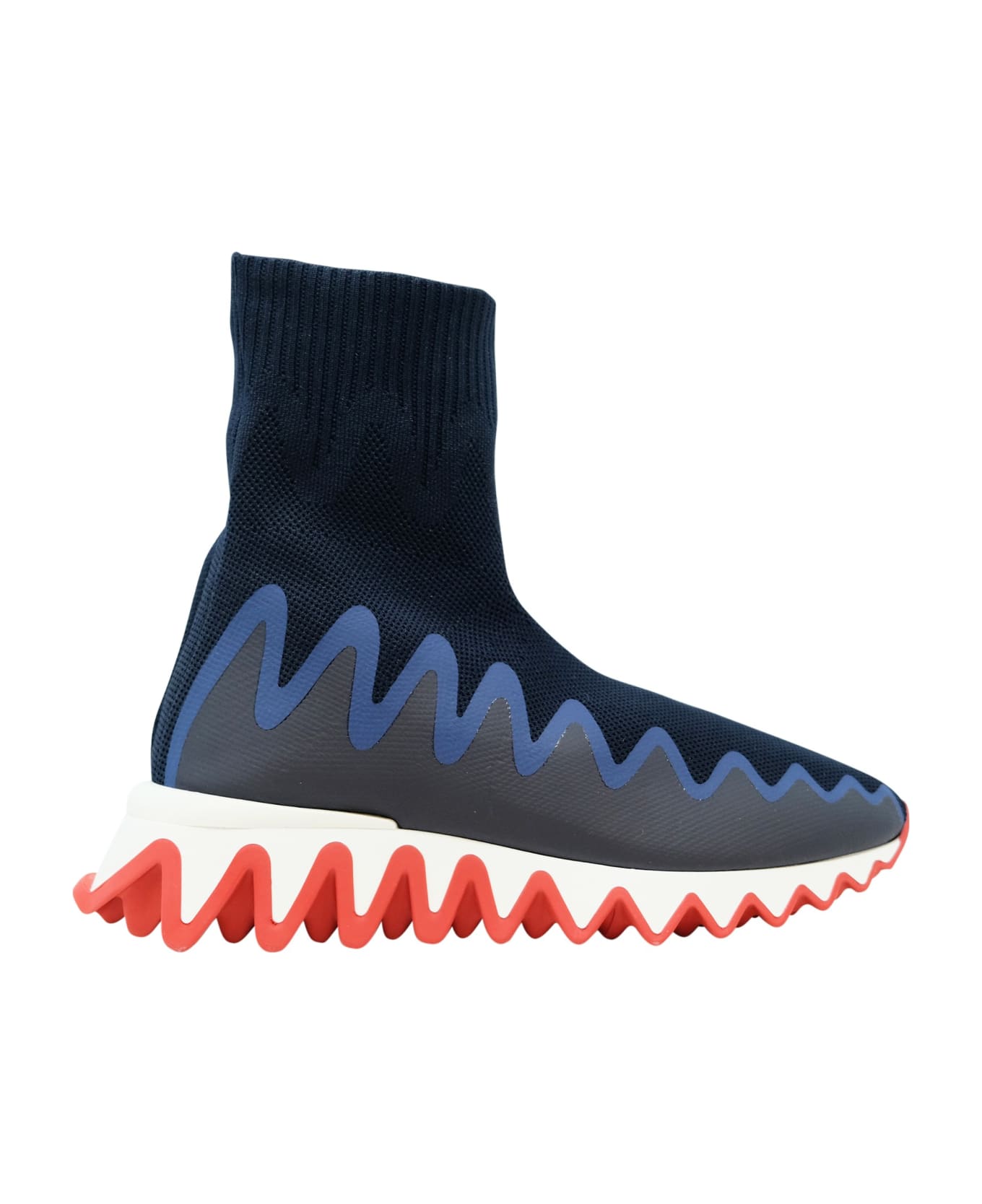Christian Louboutin Sharky Sock Sneakers - Blue