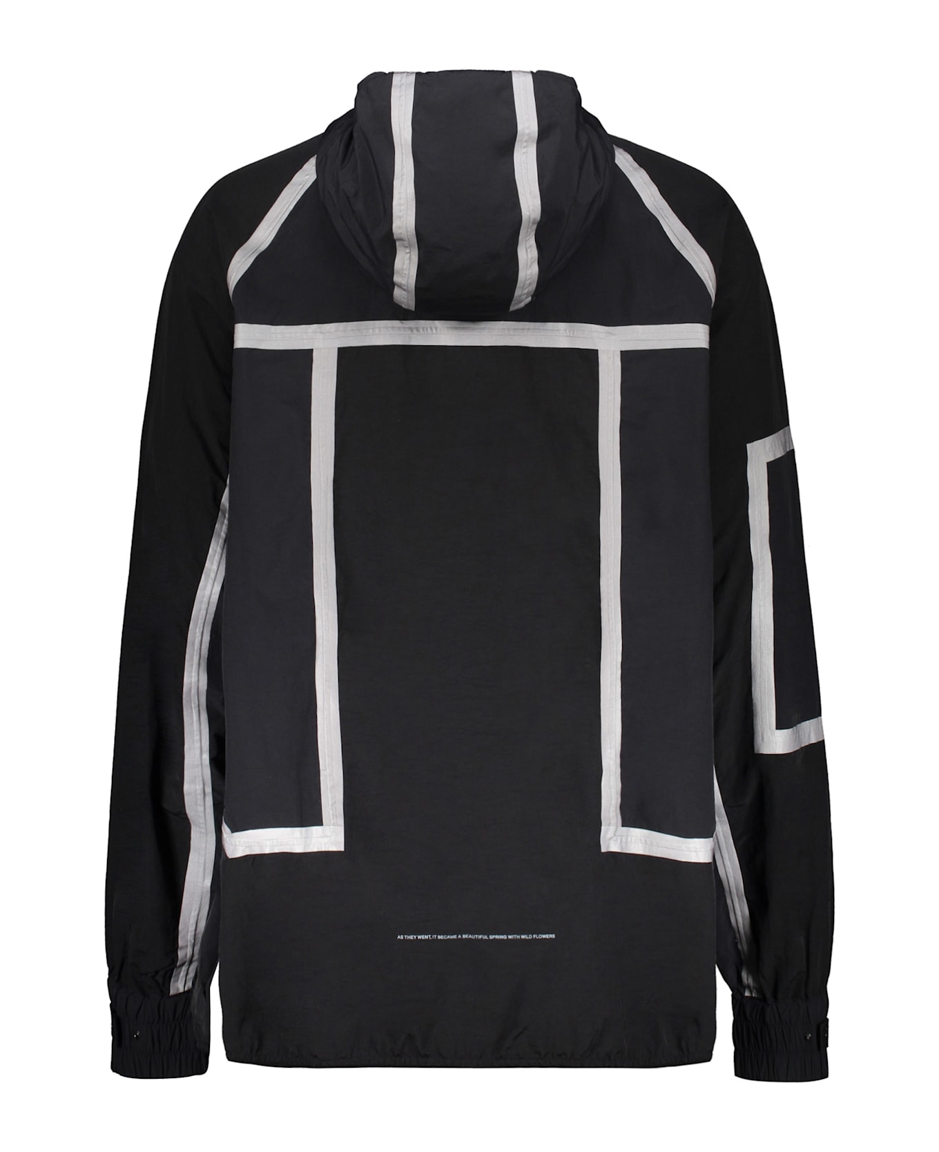 Iso.Poetism Hooded Nylon Jacket - black