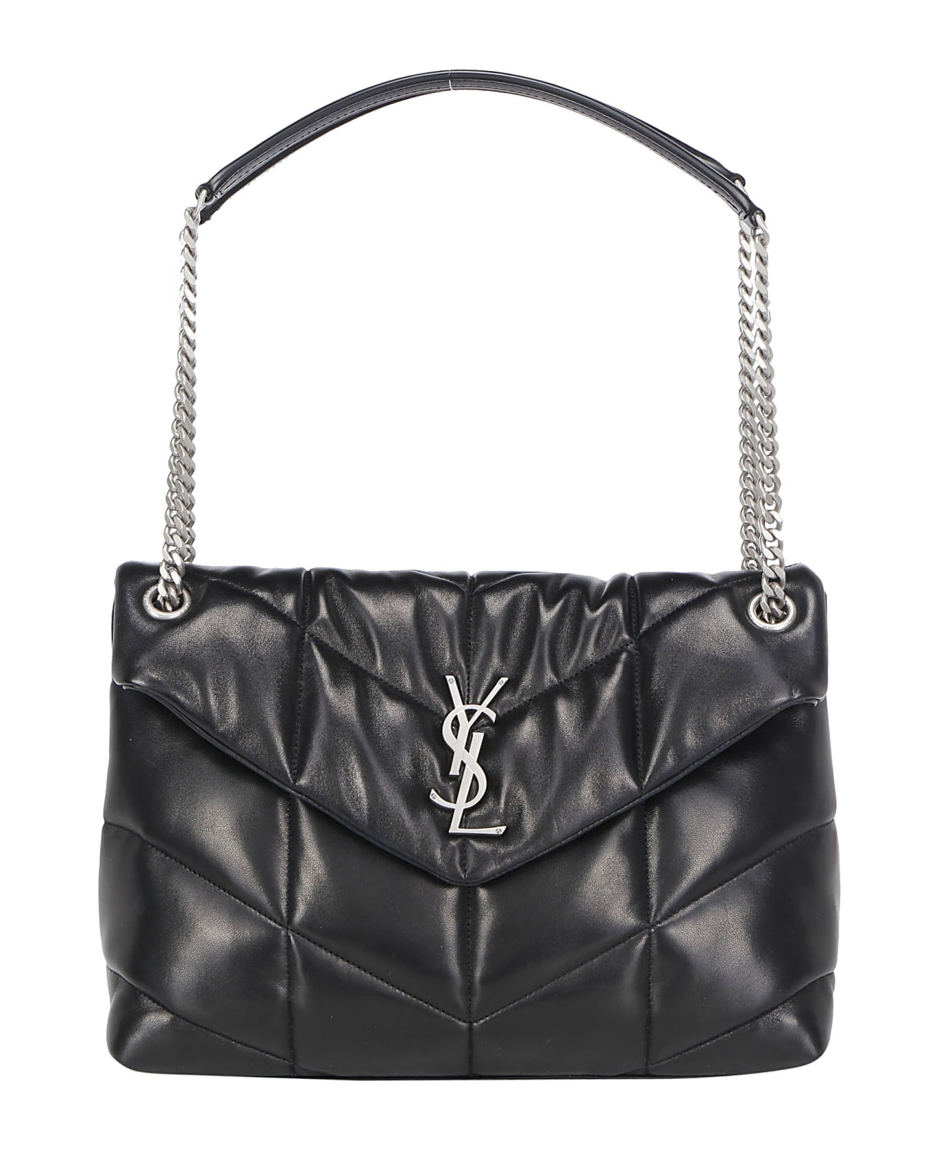 Saint Laurent Lou Lou Medium Shoulder Bag - Nero