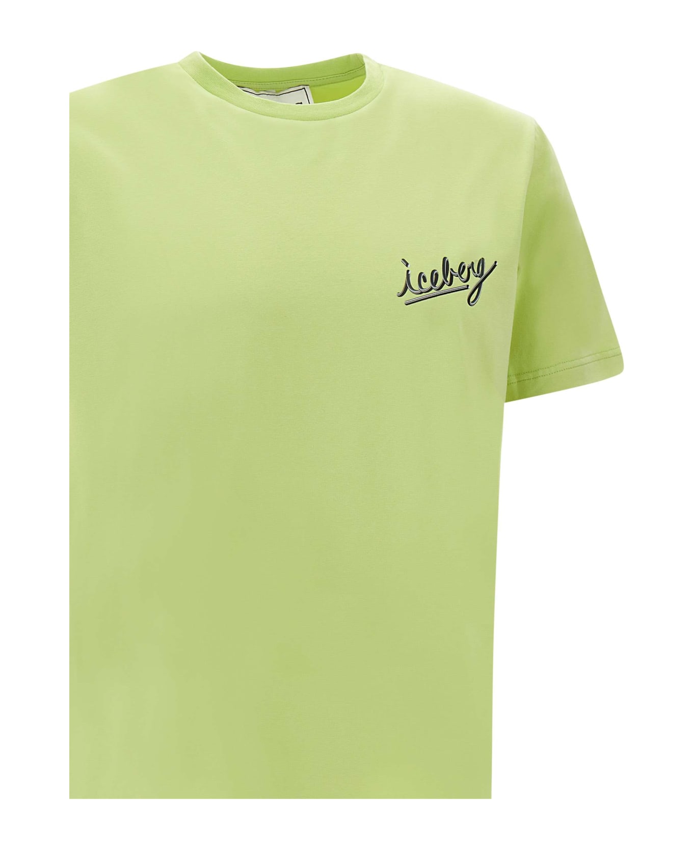 Iceberg Cotton T-shirt - GREEN シャツ
