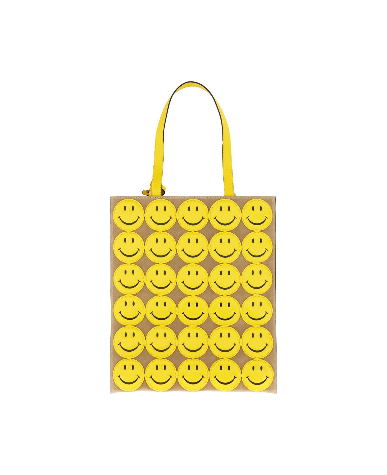 Moschino "smiley" Shopper Bag - YELLOW
