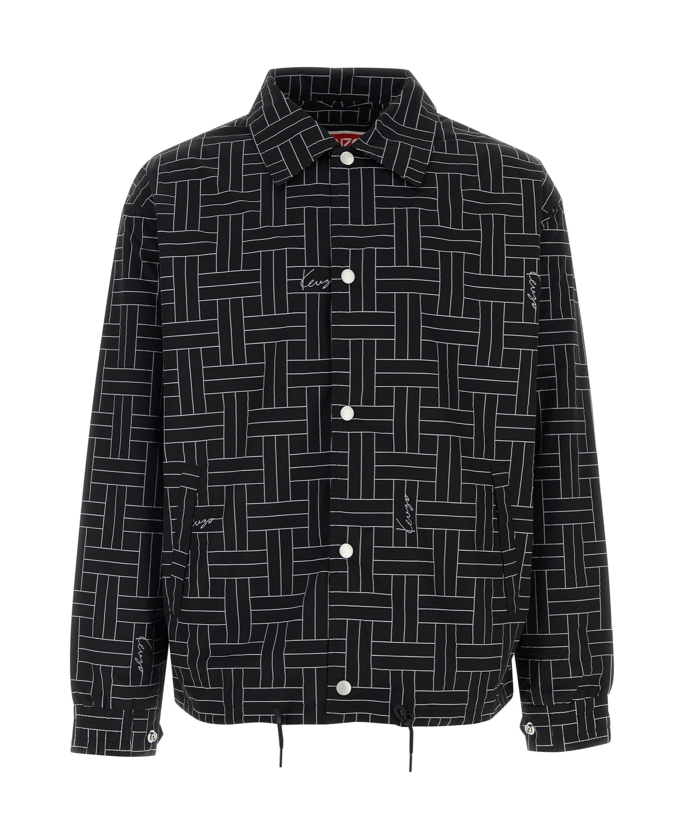 Kenzo Weave Windbreaker - NOIR