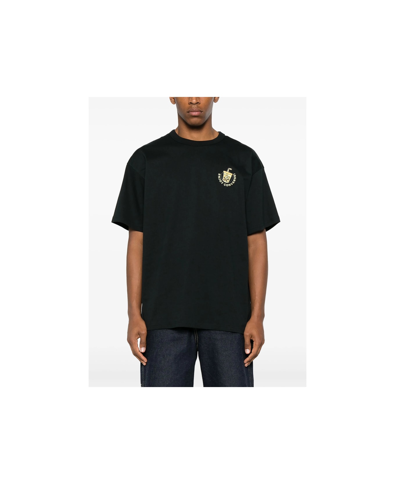 Converse T-shirt - BLACK シャツ