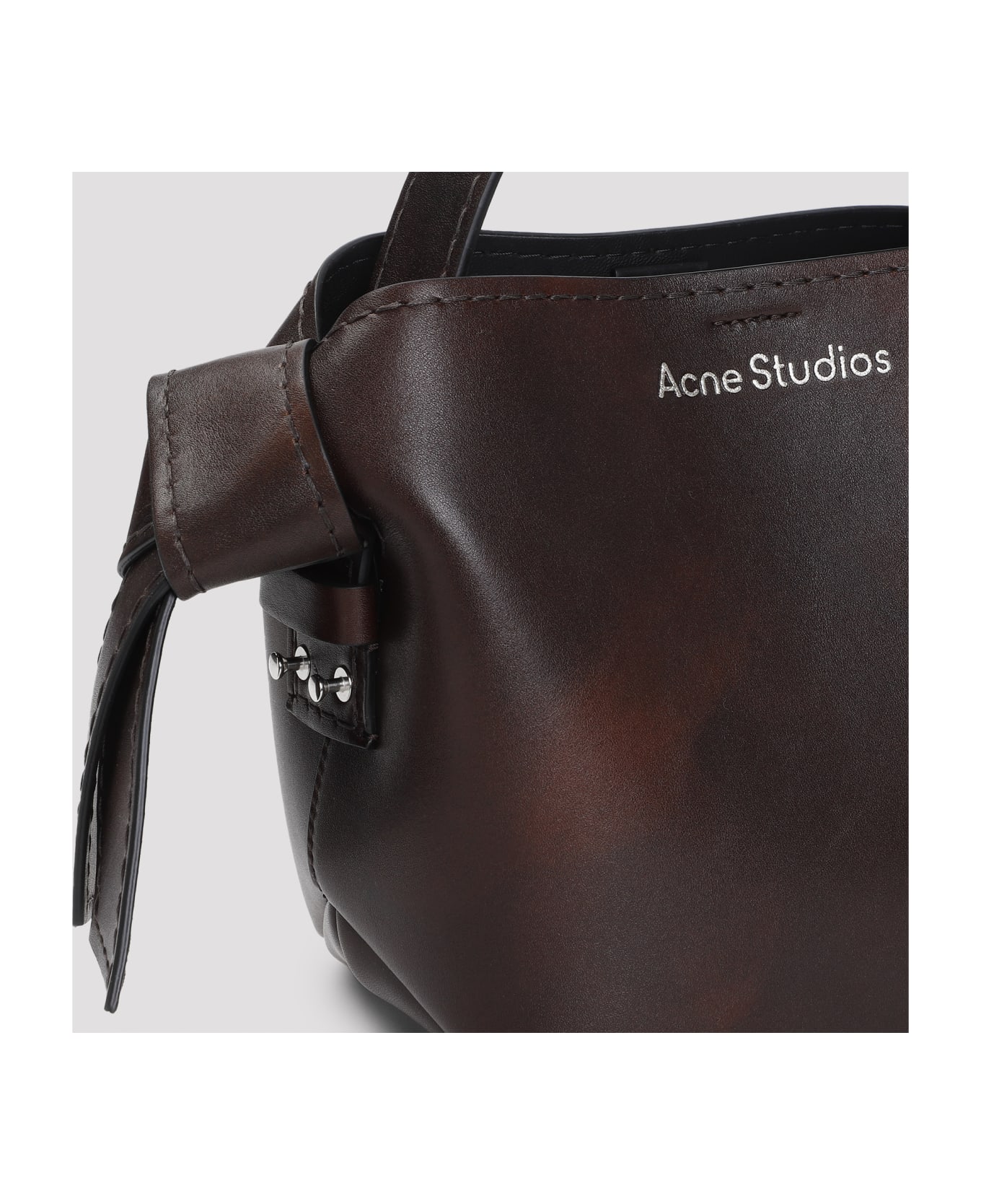 Acne Studios Musubi Mini Handbag - Adm Dark Brown