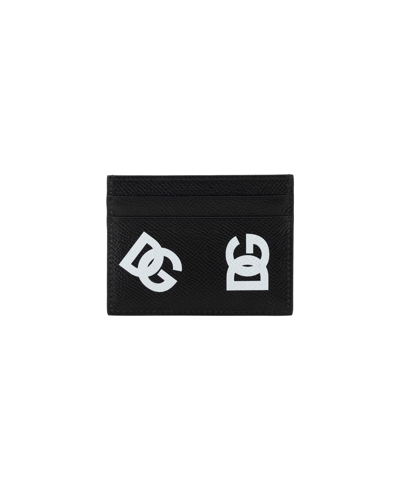 Dolce & Gabbana Leather Card Holder - Black 財布