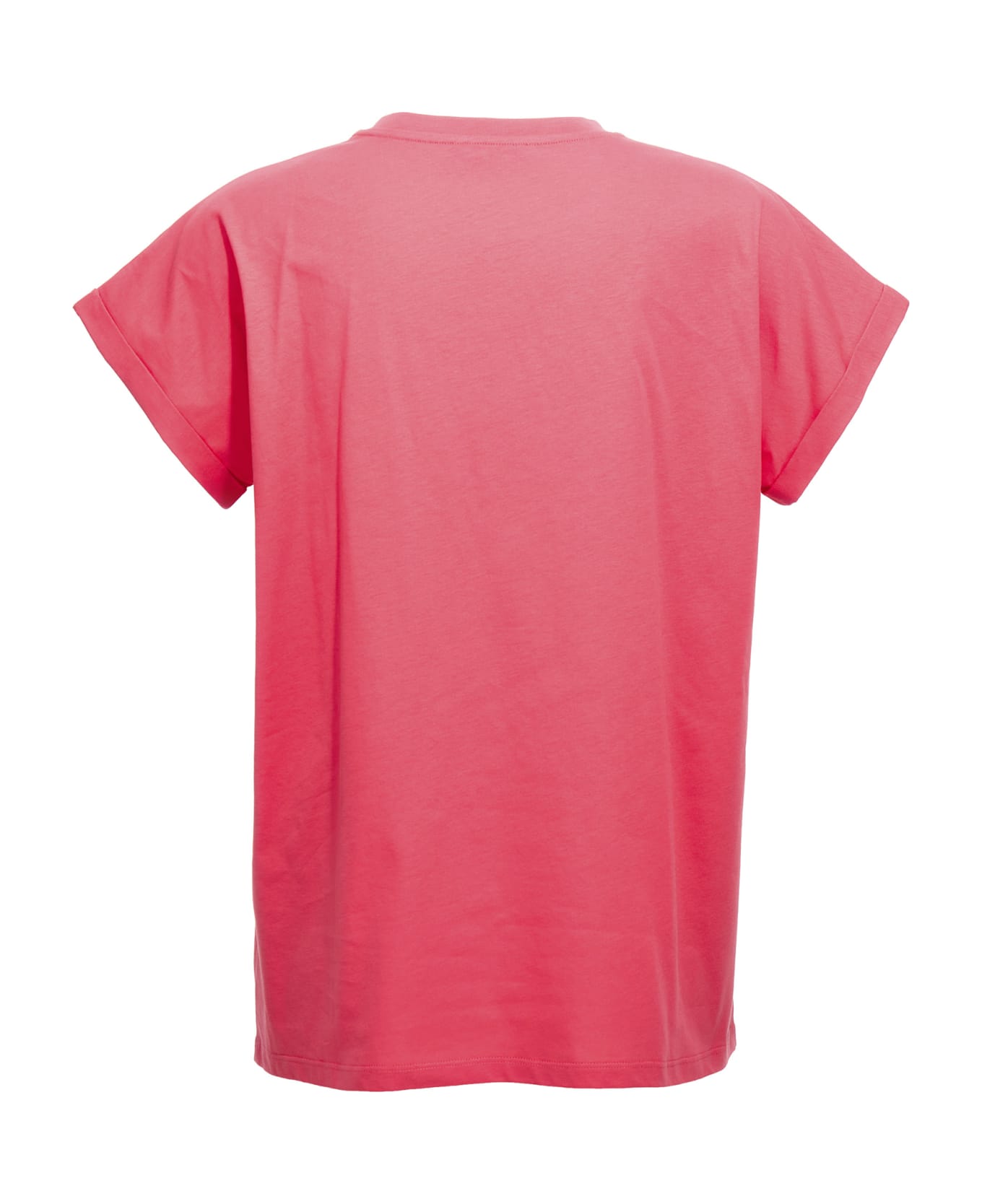 Balmain Logo T-shirt - Fuchsia