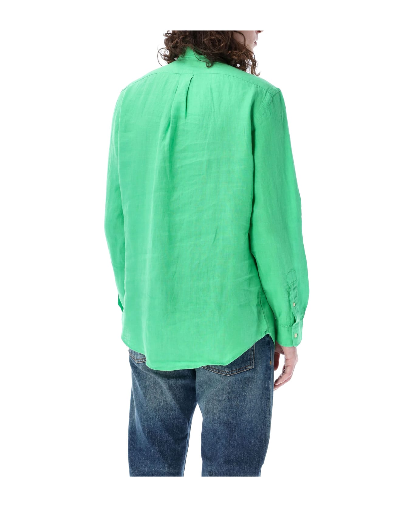 Ralph Lauren Custom Fit Shirt - green シャツ