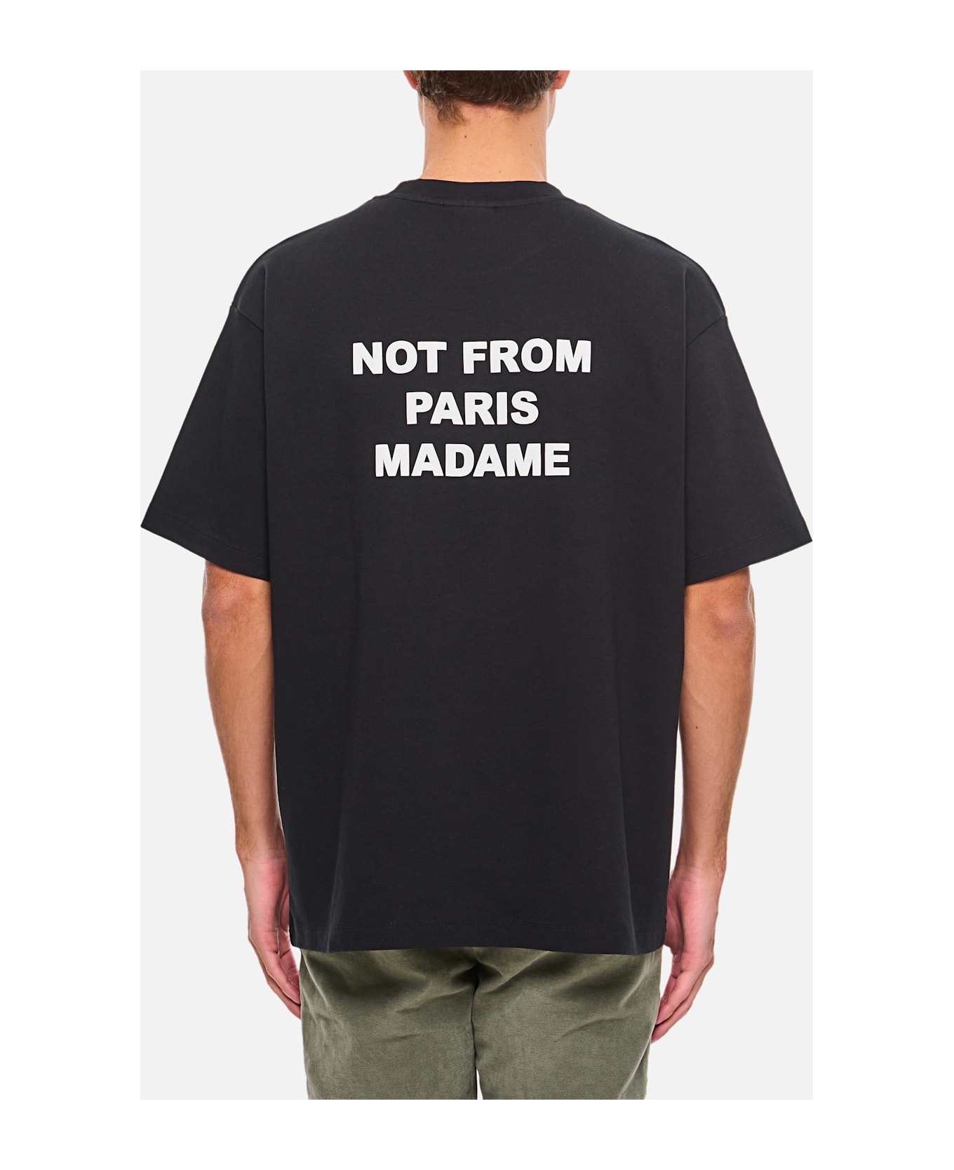 Drôle de Monsieur Le T-shirt Slogan - Black