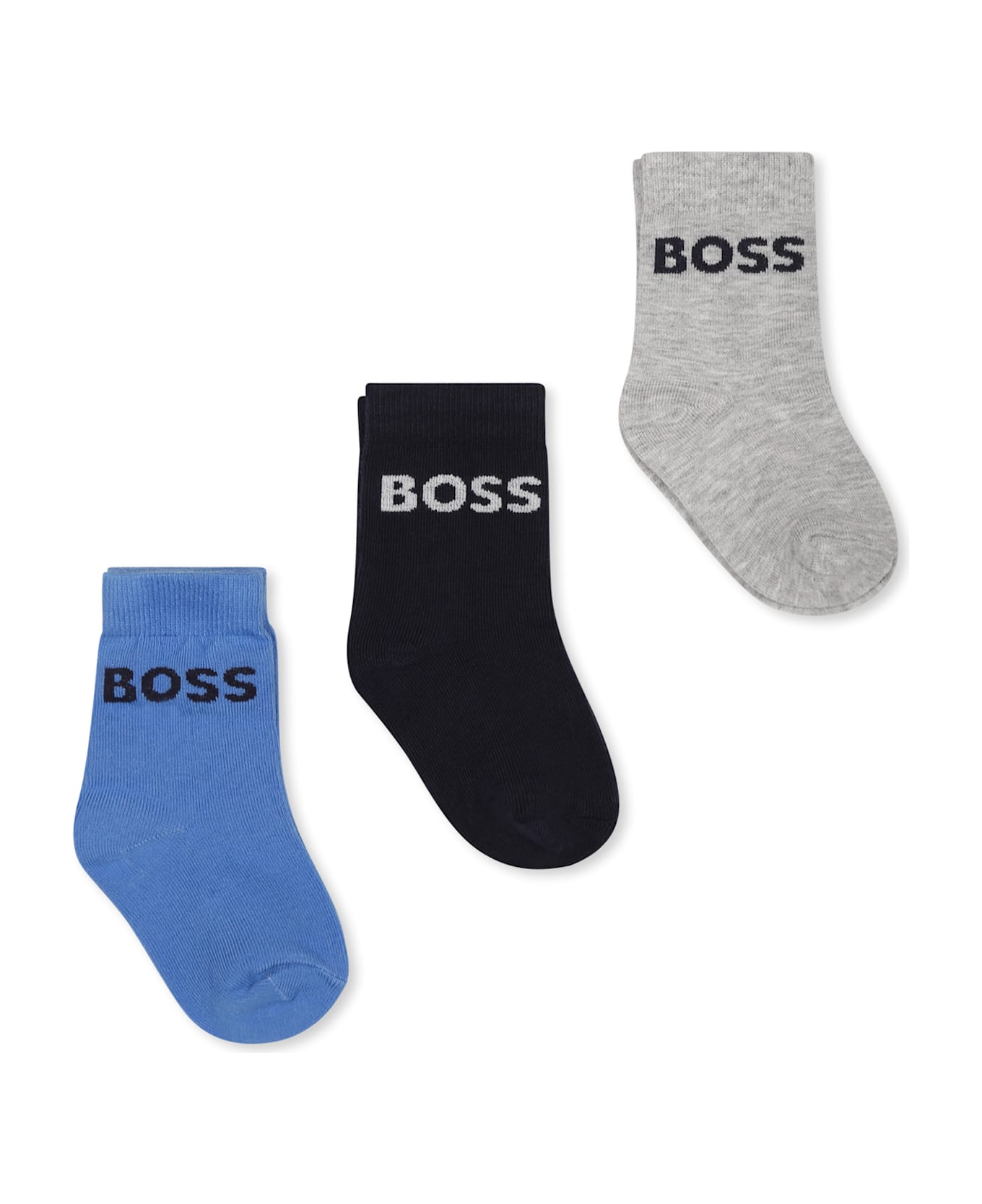 Hugo Boss Multicolor Sock Set For Baby Boy With Logo - Multicolor