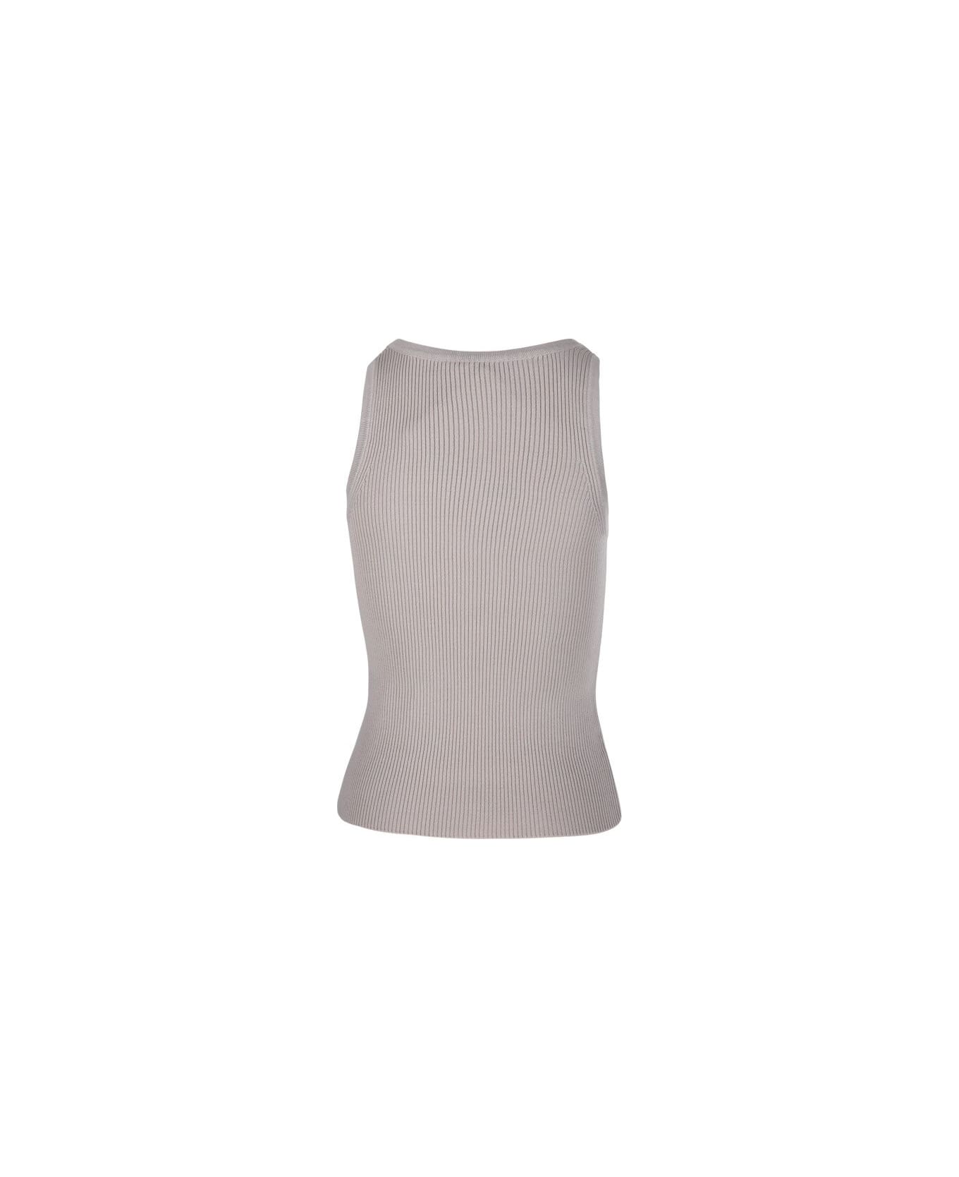 'S Max Mara Crewneck Sleeveless Top - Ecru