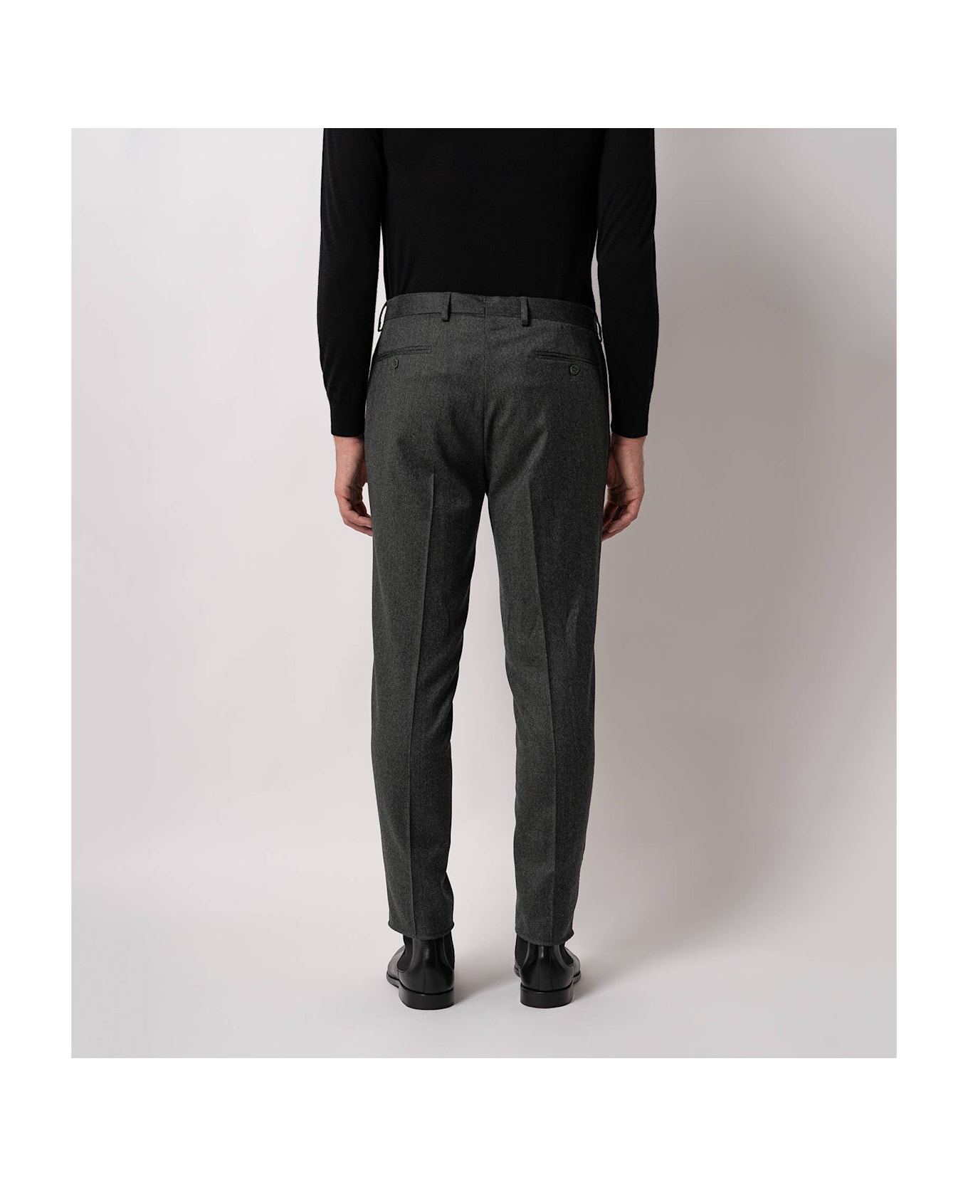 Larusmiani Velvet Trousers Howard Pants - Green