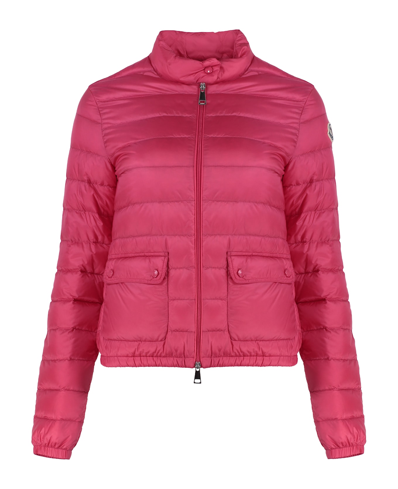 Moncler Lans Full Zip Down Jacket - Pink
