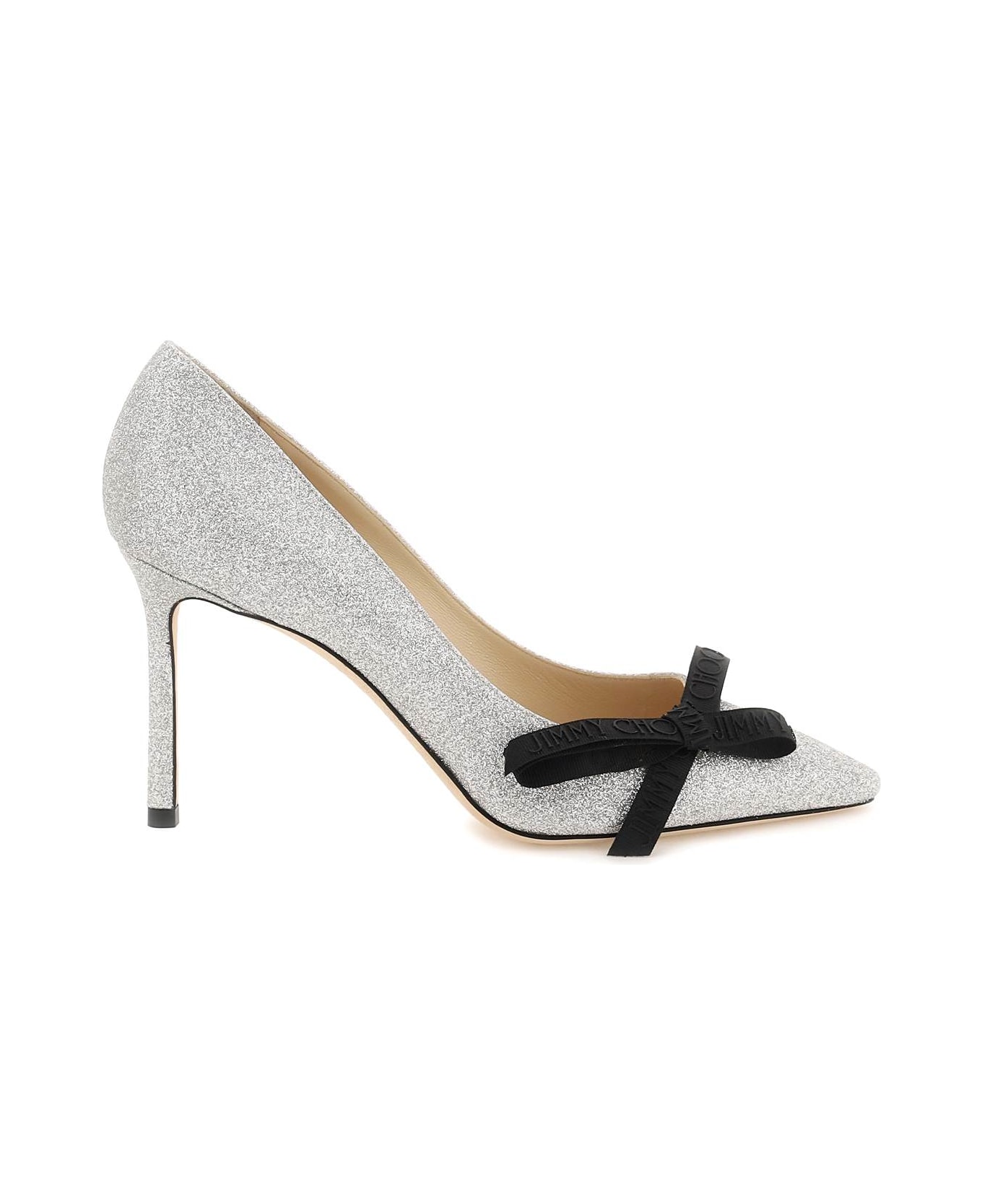 Jimmy Choo 'romy' Pumps - SILVER BLACK (Silver)