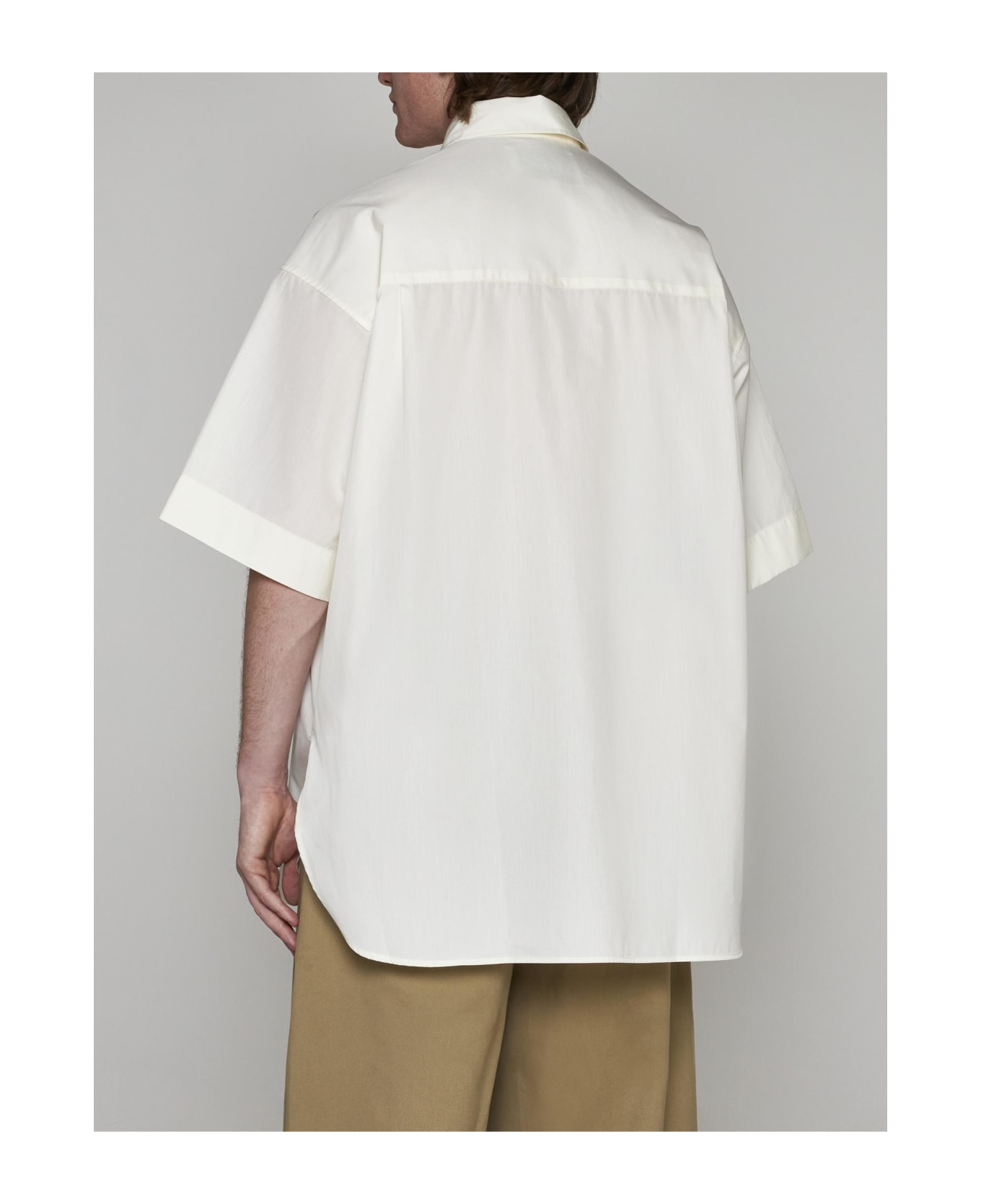 Studio Nicholson Sorono Oversized Cotton Shirt - WHITE
