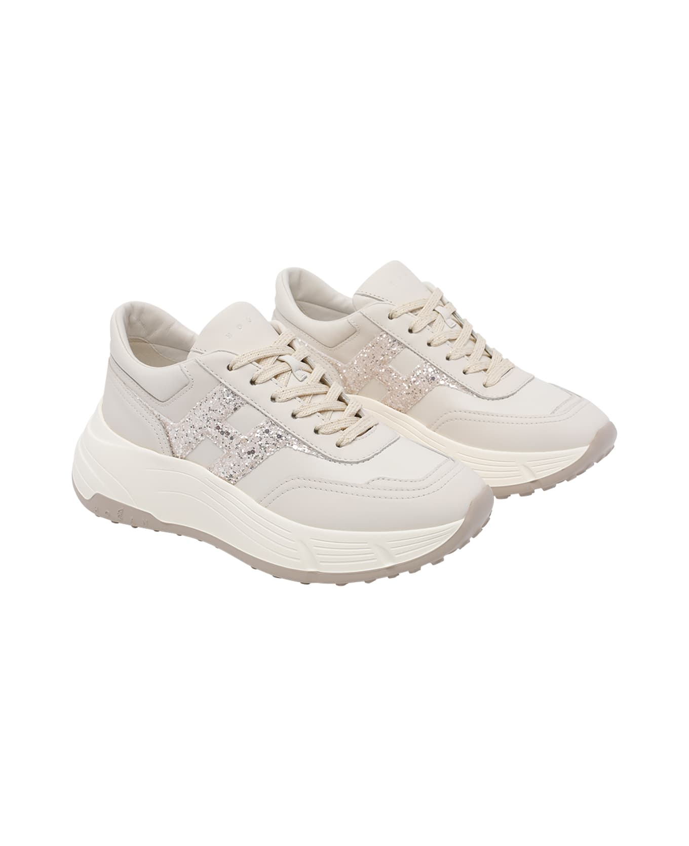 Hogan Hi-fi Sneakers - Beige