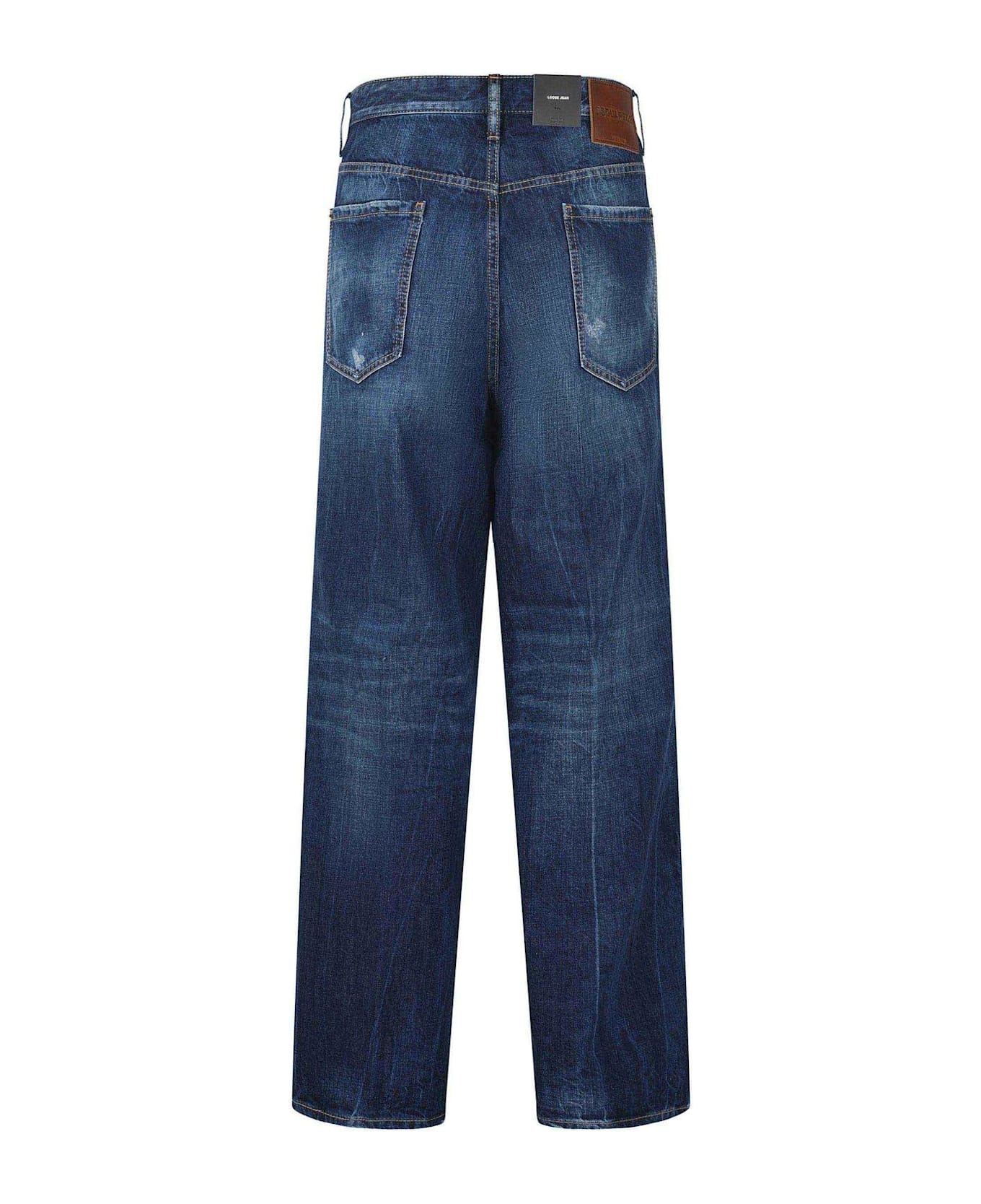 Dsquared2 Be Cool Be Nice Wash Loose Jeans