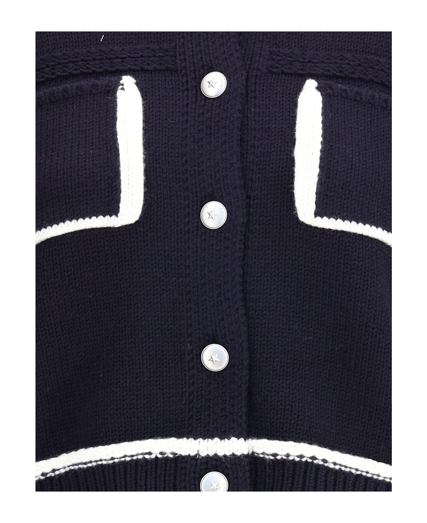 Pinko Cardigan With Contrasting Profiles
