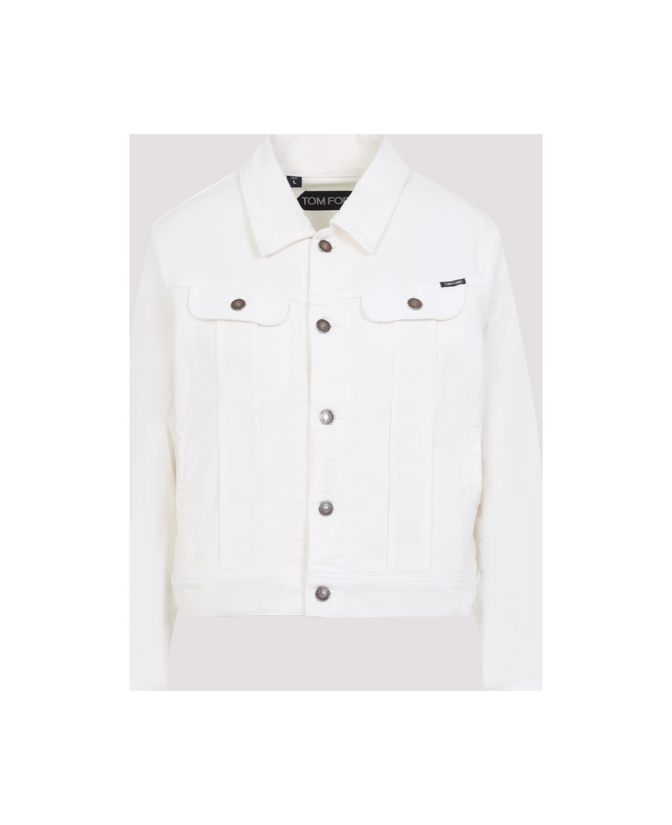 Tom Ford Moleskine Denim Jacket - Off White