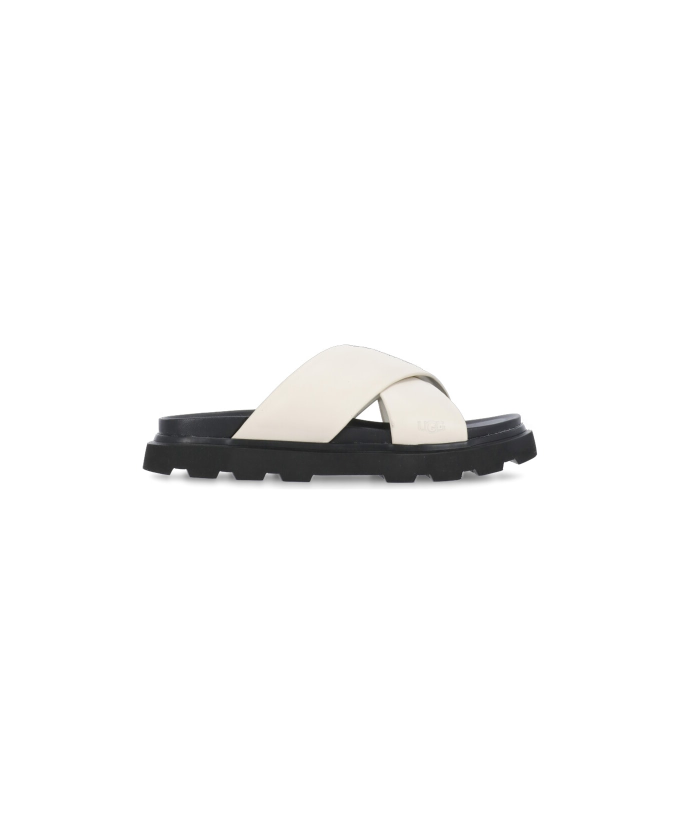 UGG Capitelle Crossband Sandals - White
