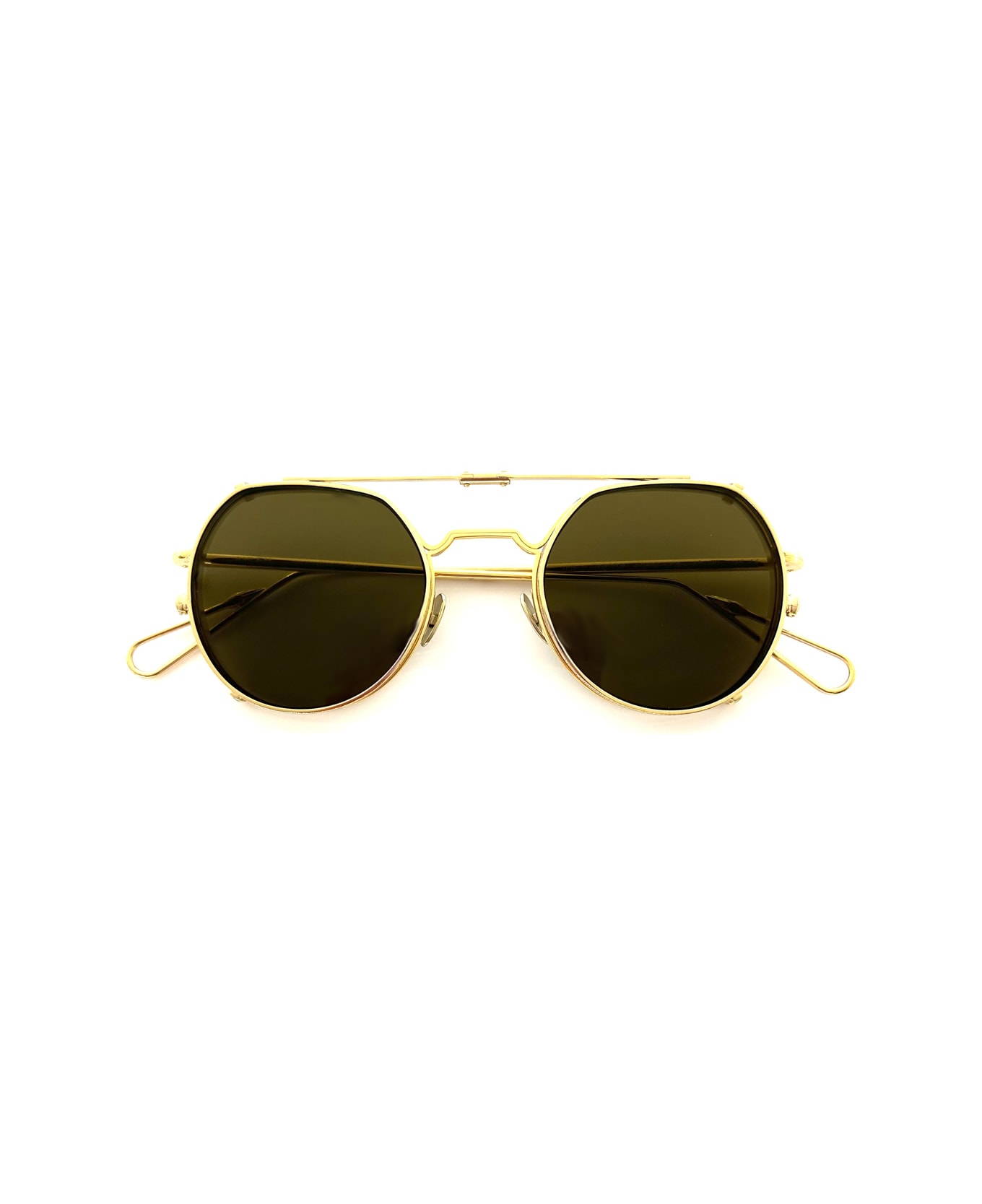 AHLEM Place Dauphine Clip Champagne Sunglasses - Oro