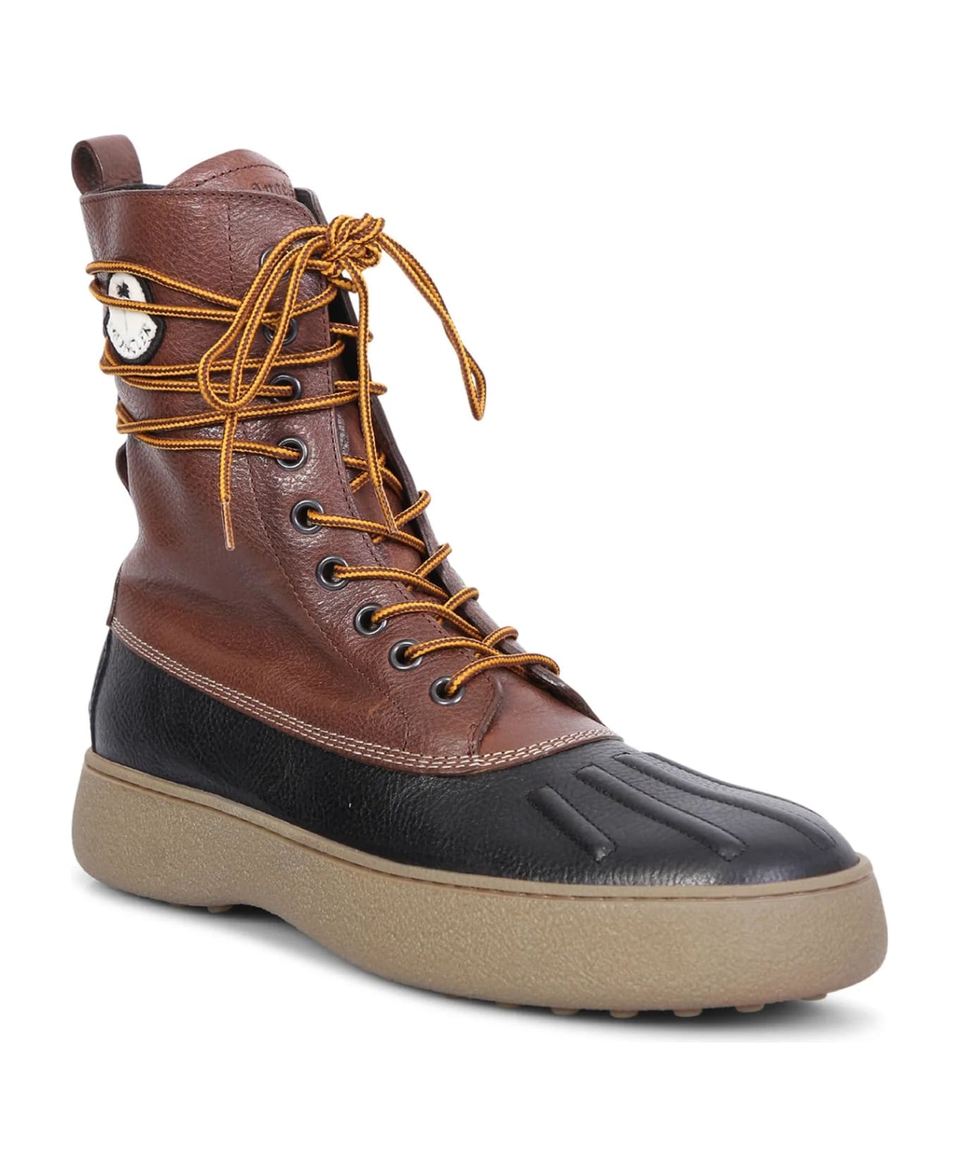 Tod's X Moncler X Palm Angels Leather Boots - Brown