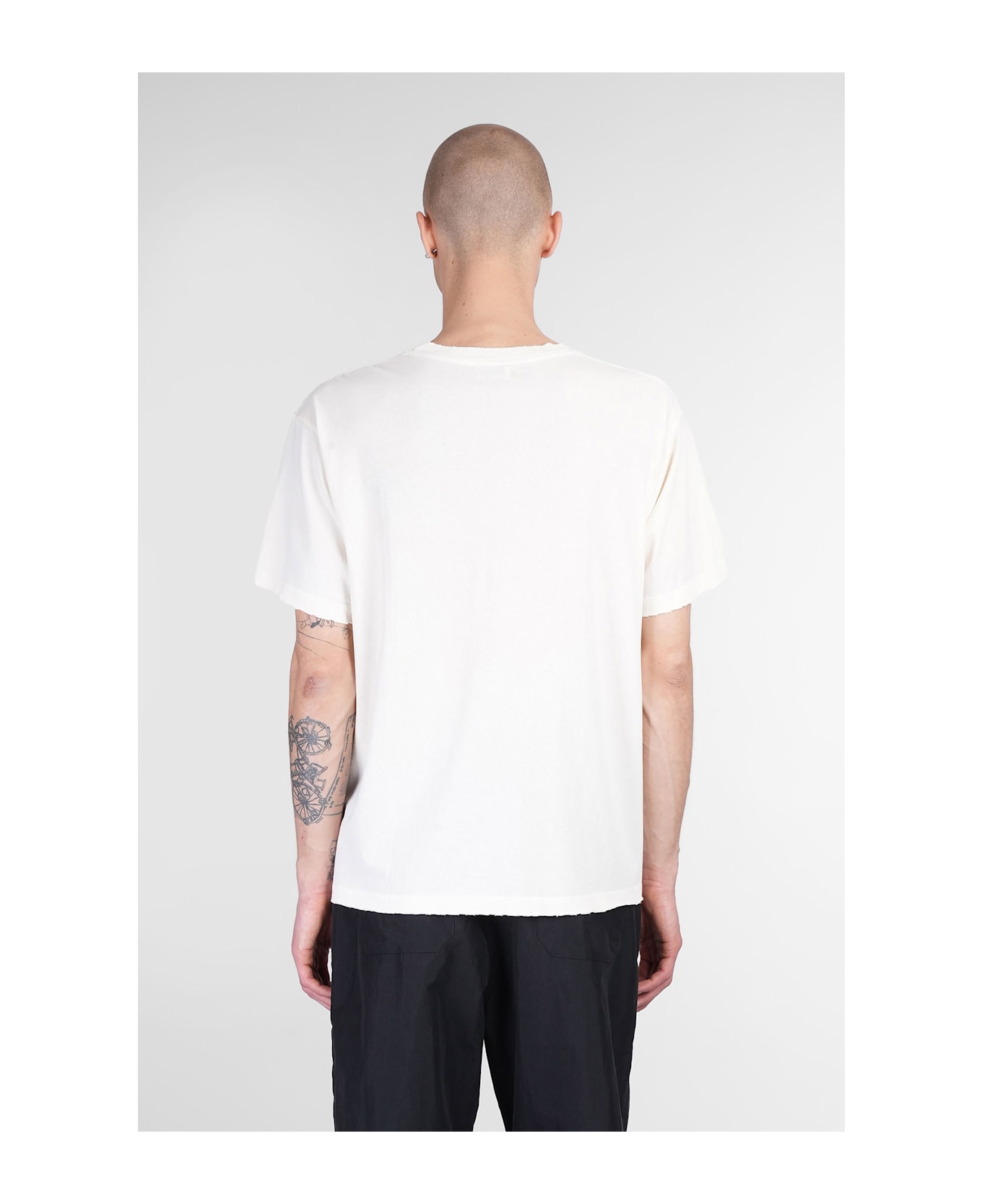 John Elliott T-shirt In Beige Cotton - beige
