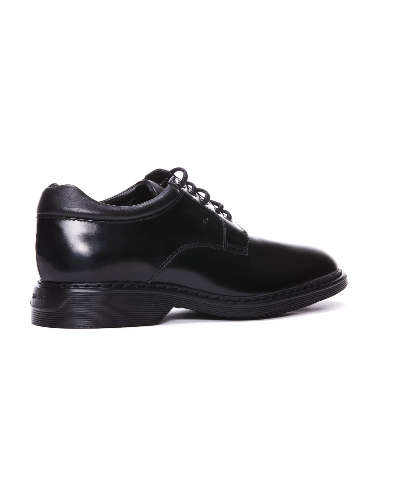 Hogan Laced Up Shoes - Black