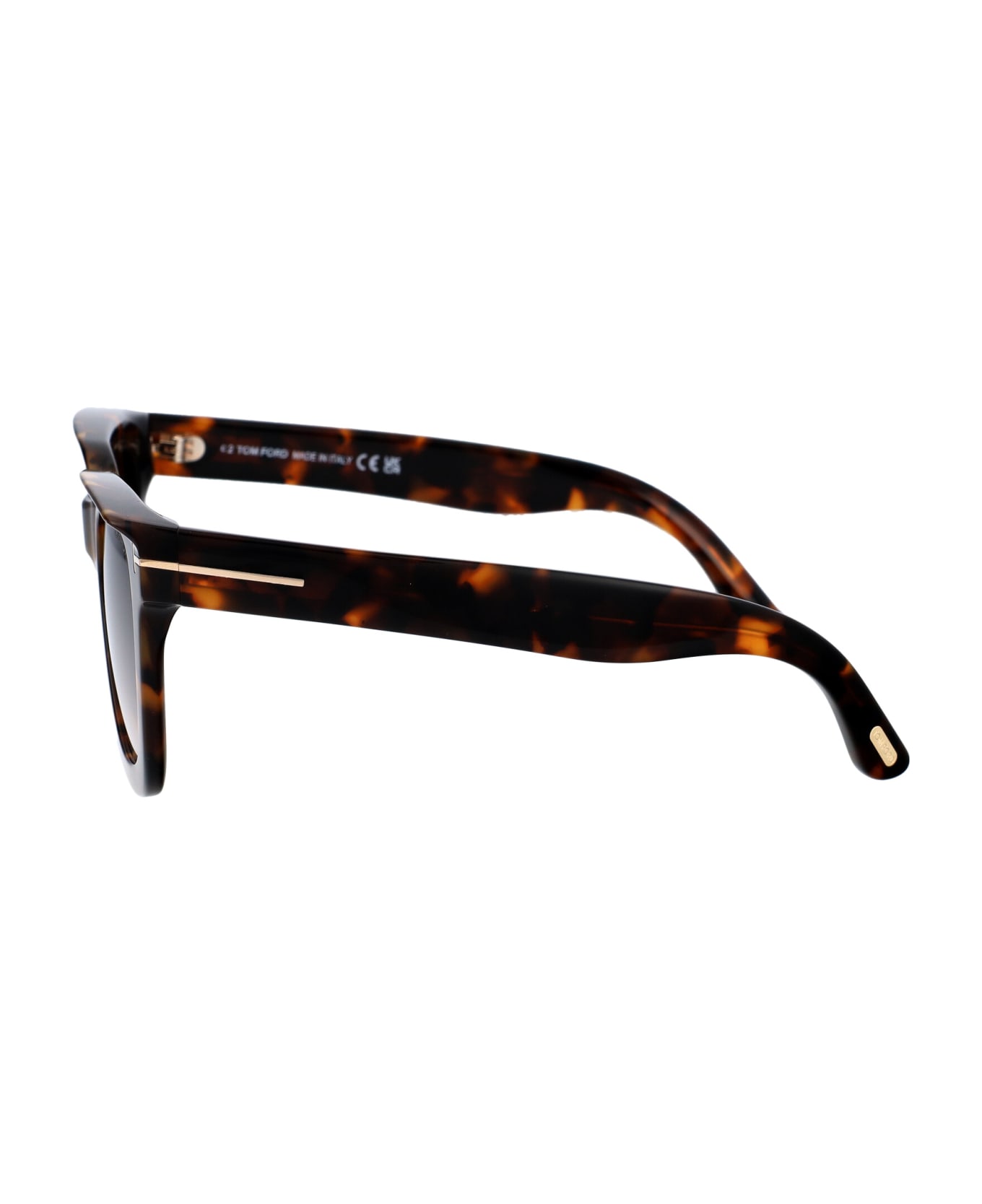 Tom Ford Eyewear Leigh-02 Sunglasses - 52G Avana Scura  / Marrone Specchiato