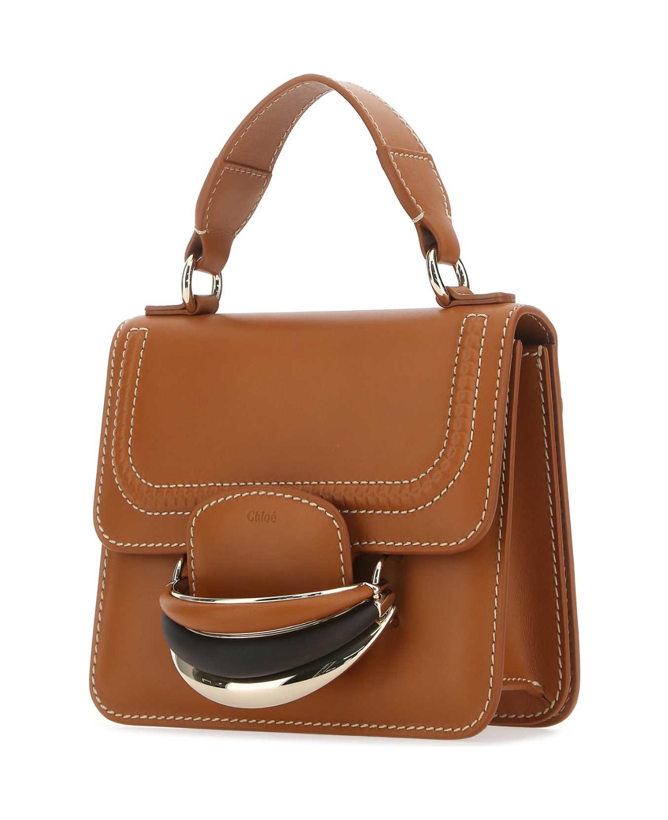 Chloé Caramel Leather Small Kattie Handbag - 247