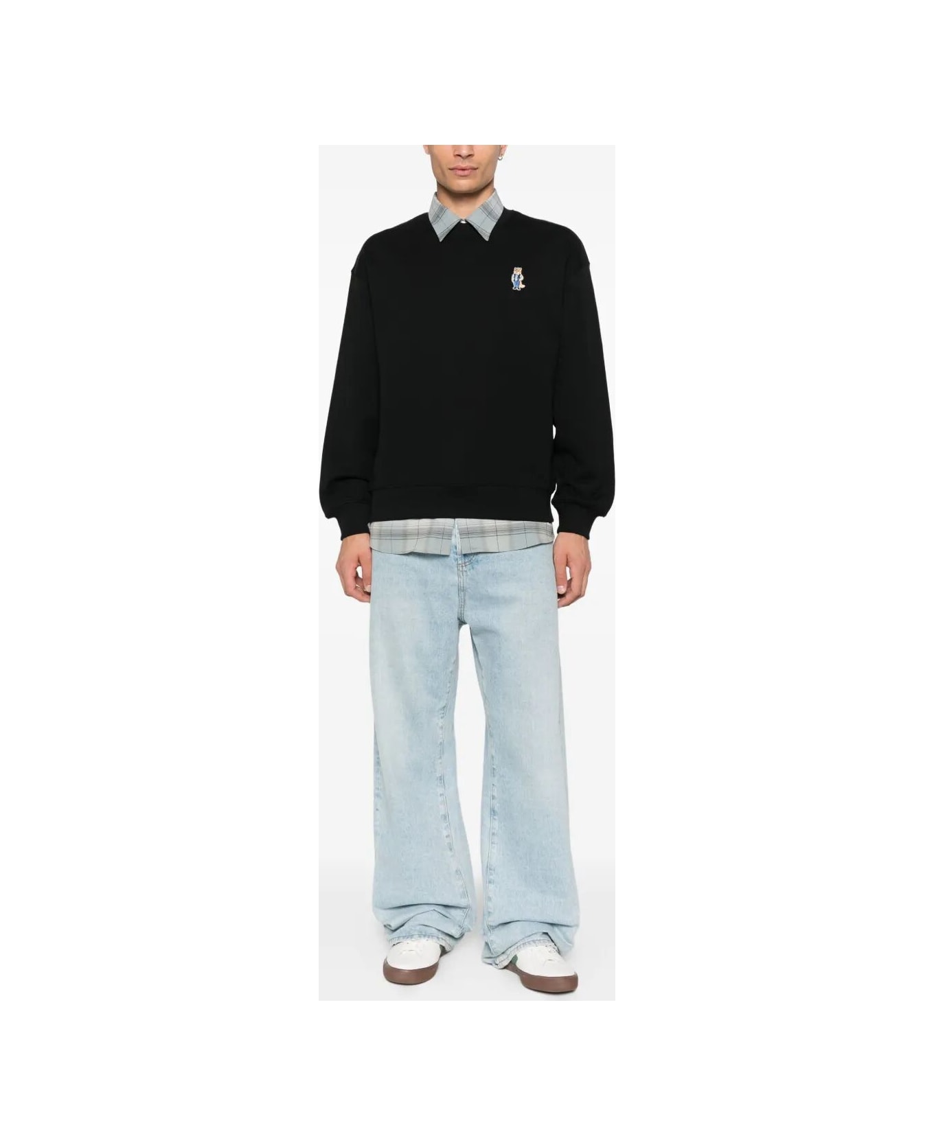 Maison Kitsuné Dressed Fox Comfort Sweatshirt - Black