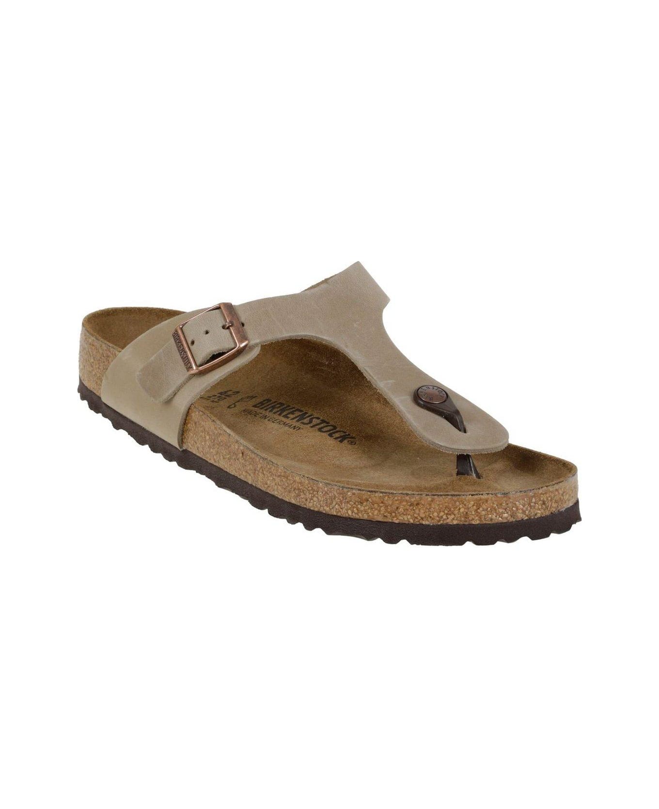 Birkenstock Thong Strap Open-toe Sandals - Tabacco Brown