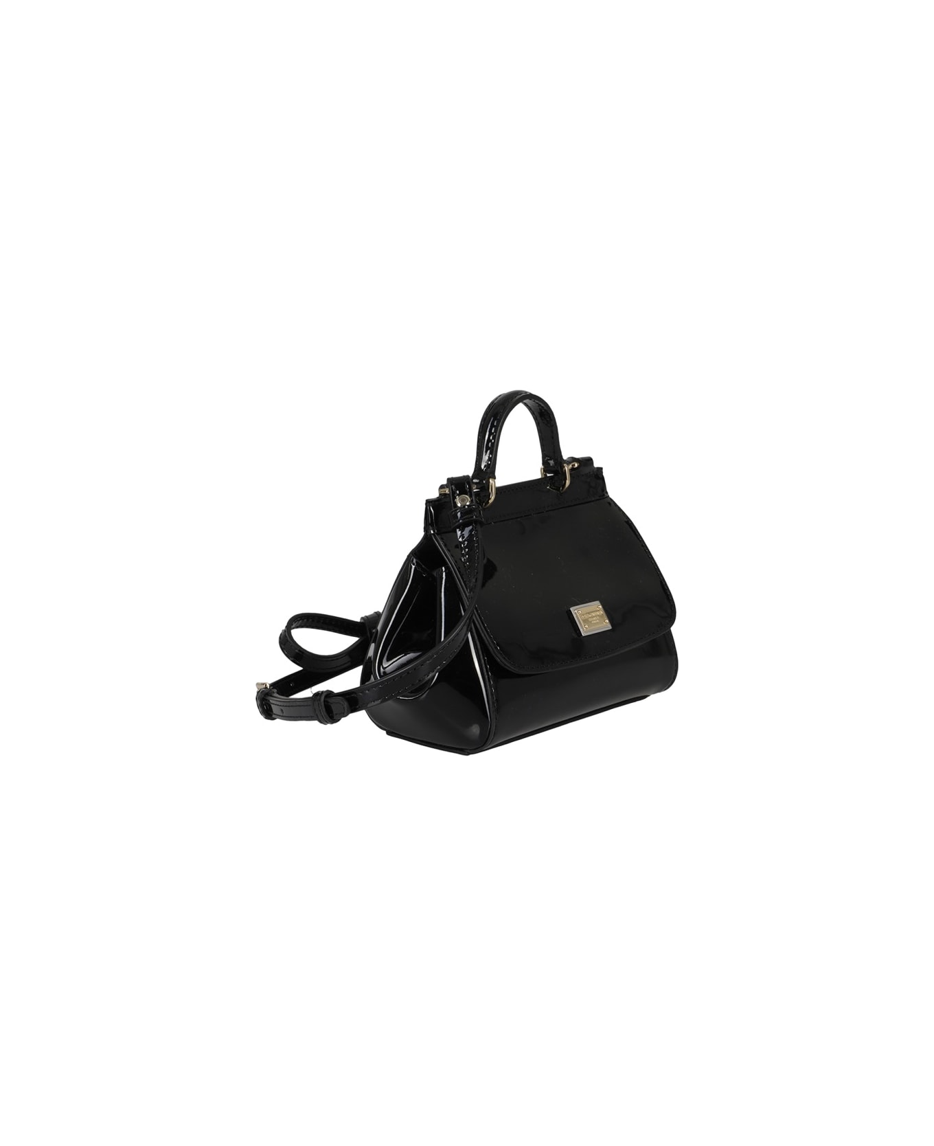 Dolce 
Gabbana Shoulder Bag "patent Leather" - BLACK