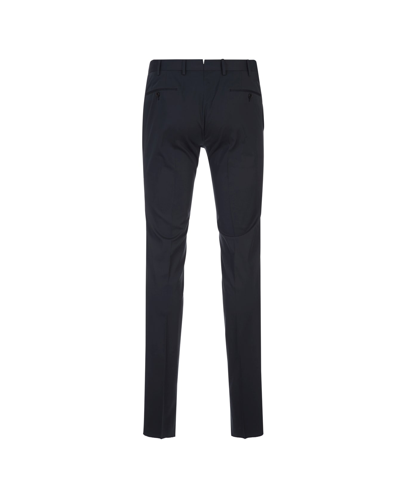 PT01 Black Silkochino Trousers - Black