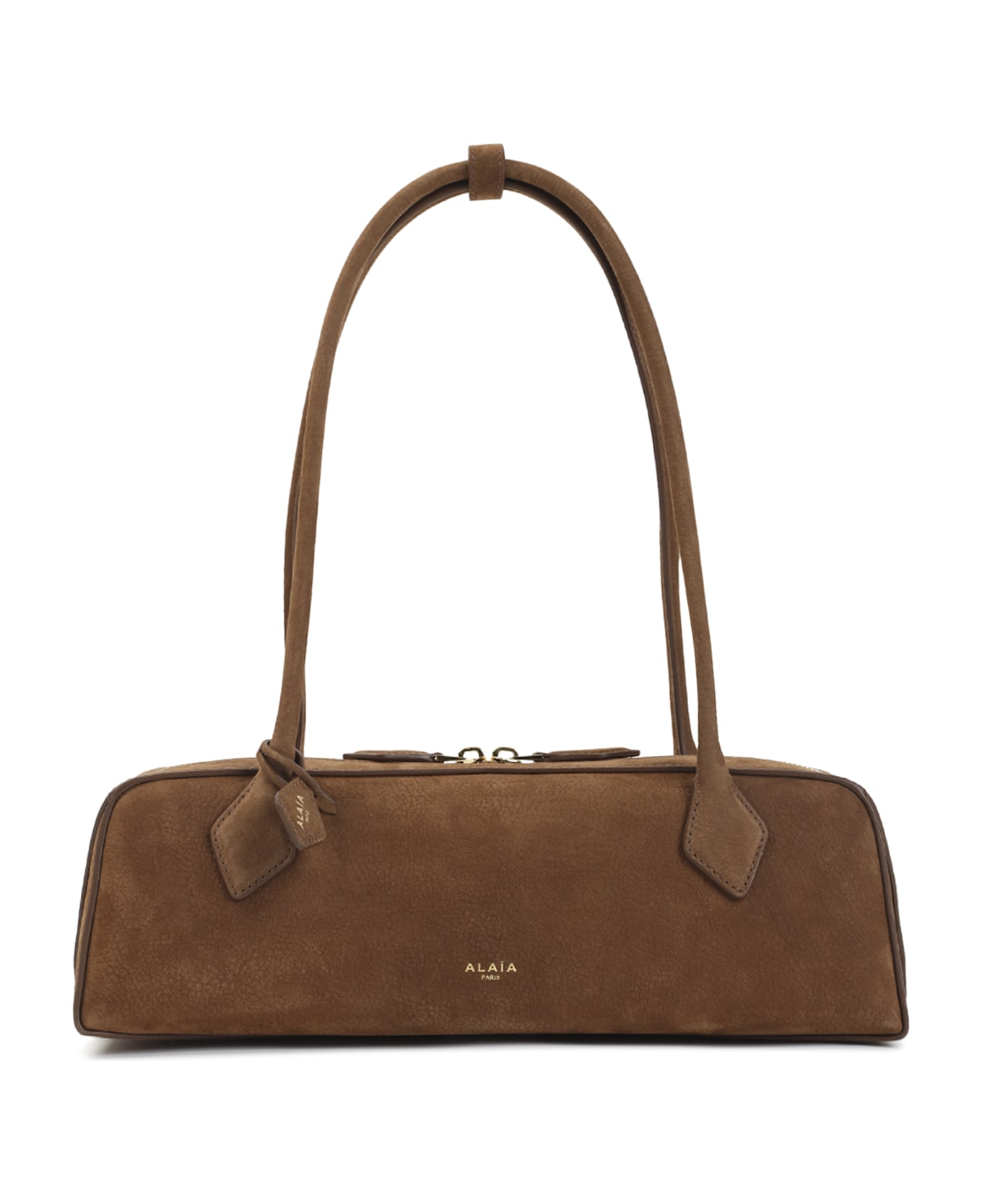 Alaia Alaïa Teckel Medium Shoulder Bag - Terre D`ombre