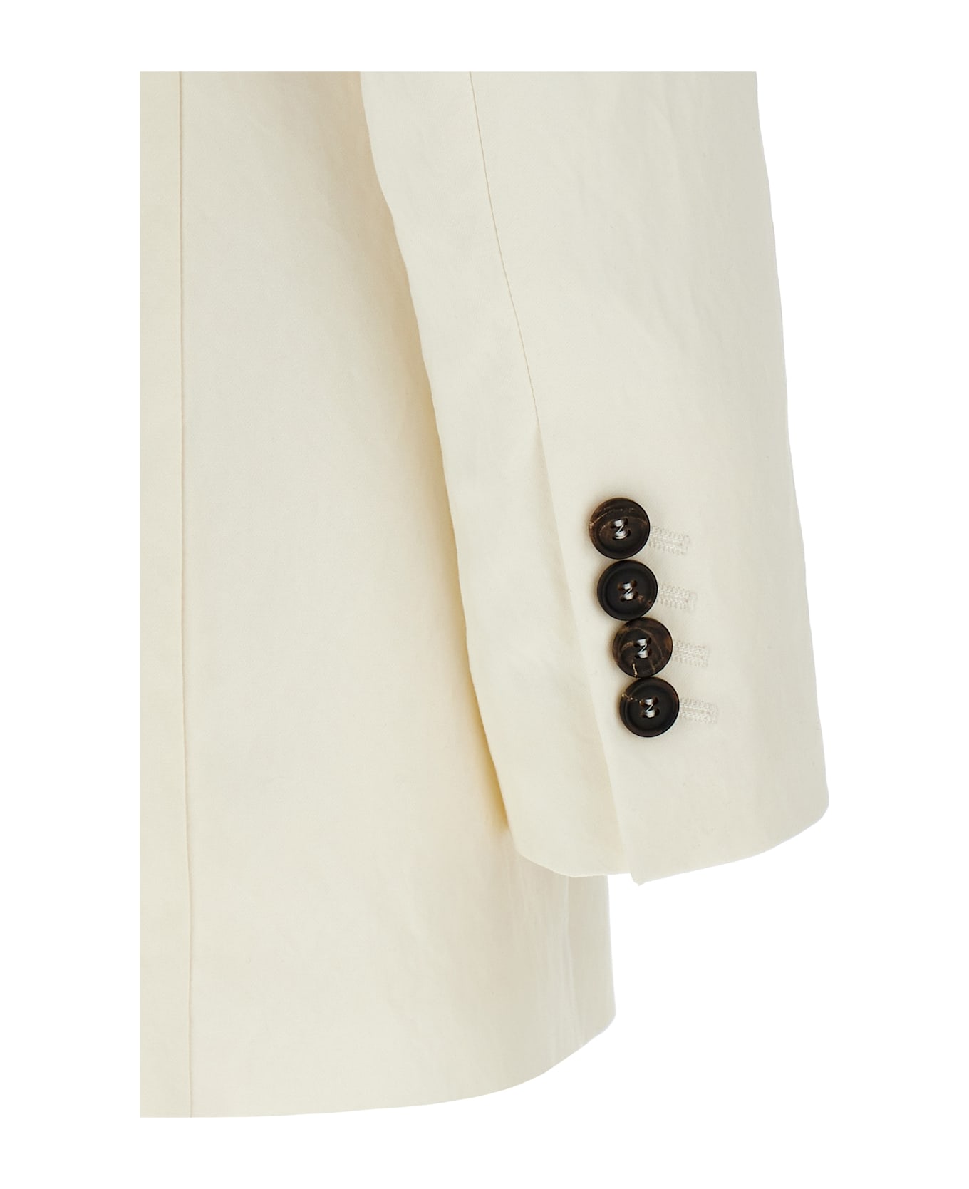 Brunello Cucinelli Double-breasted Blazer - White